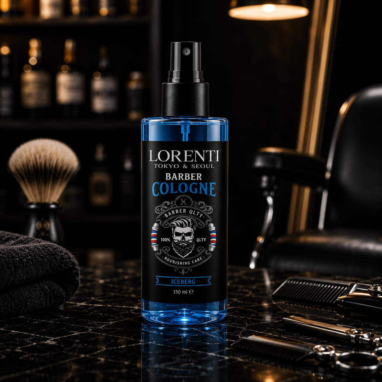 Lorenti Professional Barber Cologne 150ml – Premium Männer Duftspray | Royal, Legend, Wild, Iceberg, Storm, Eternal & Energy