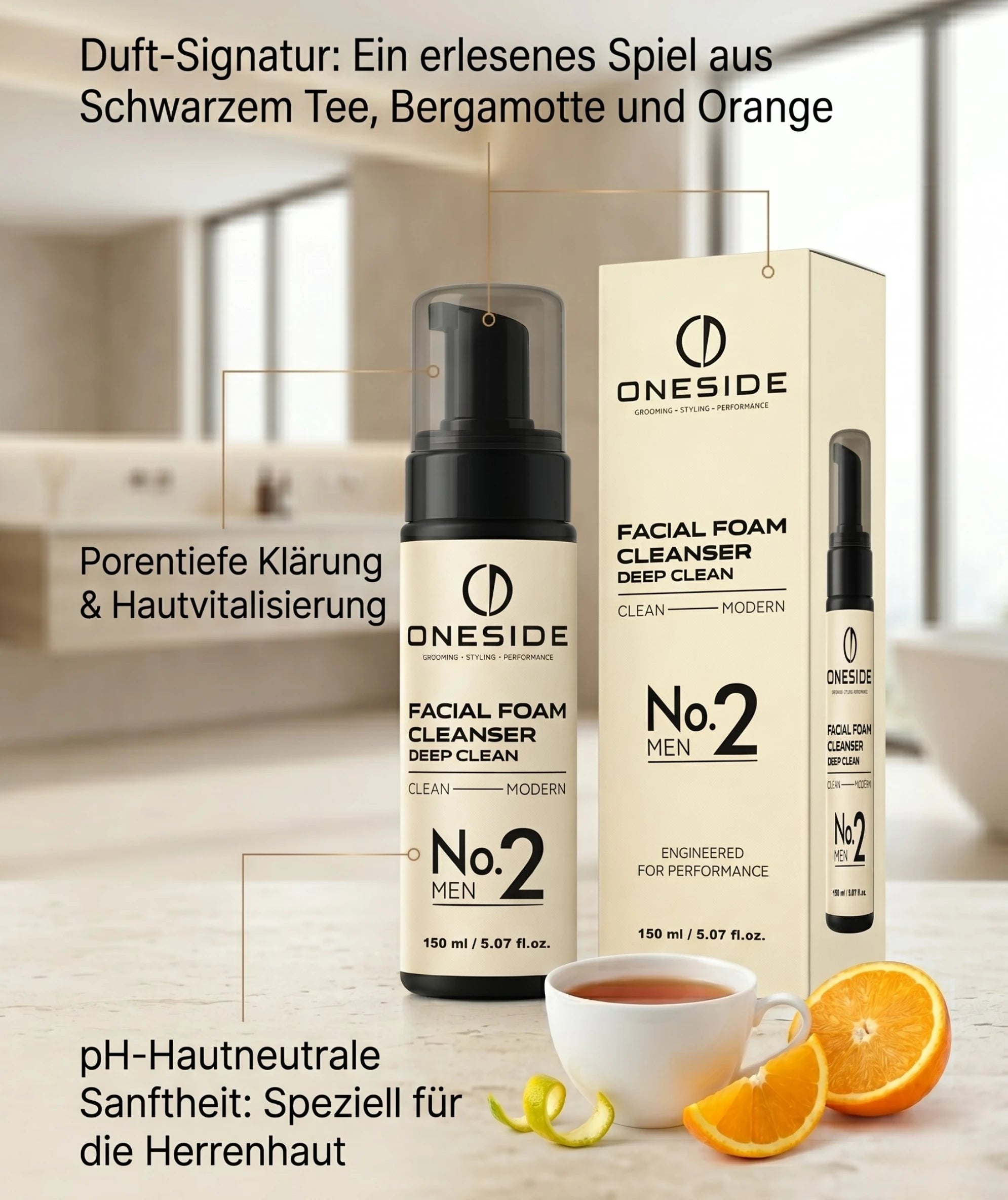 ONESIDE Facial Foam Cleanser Deep Clean No. 2