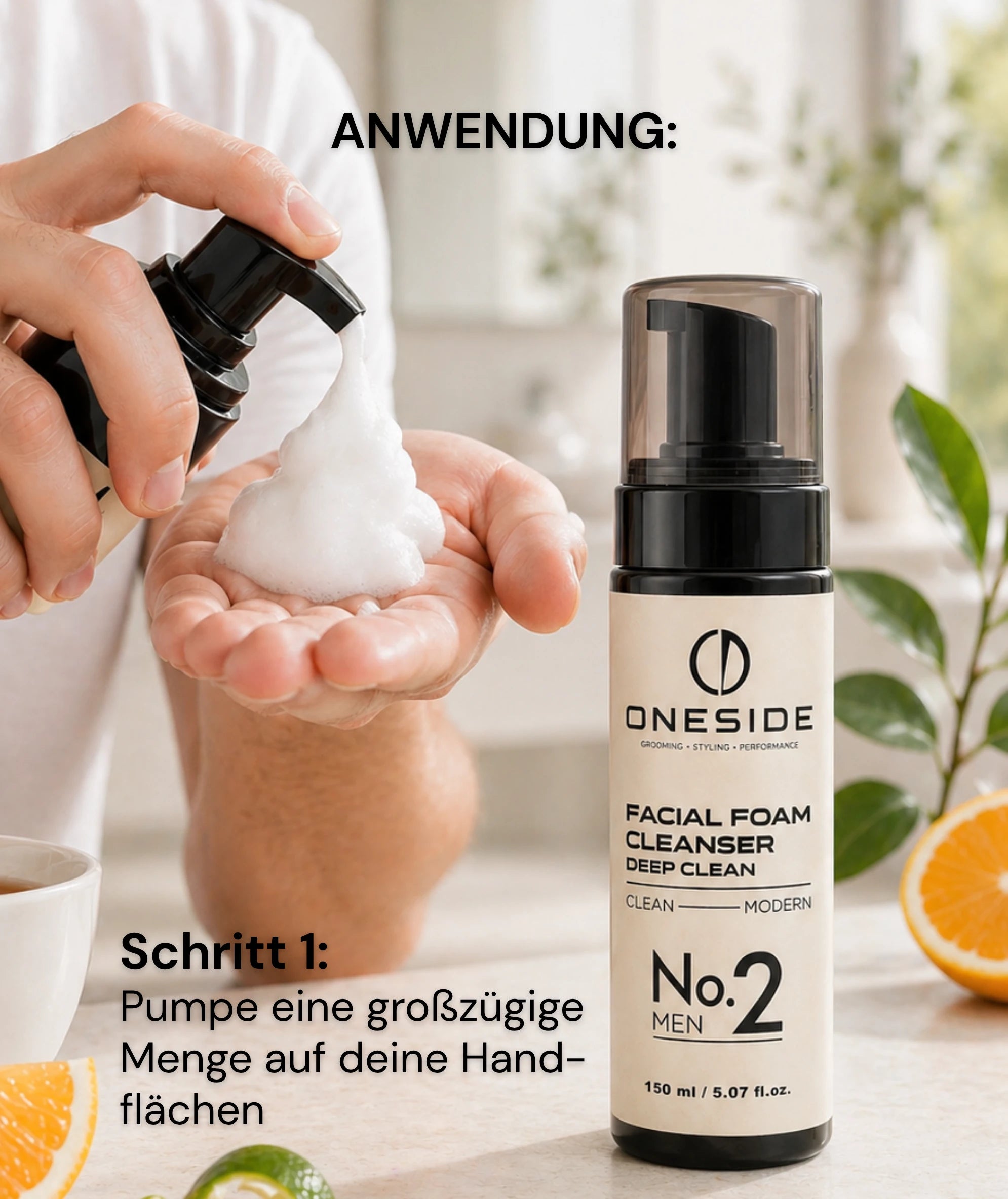 ONESIDE Facial Foam Cleanser Deep Clean No. 2