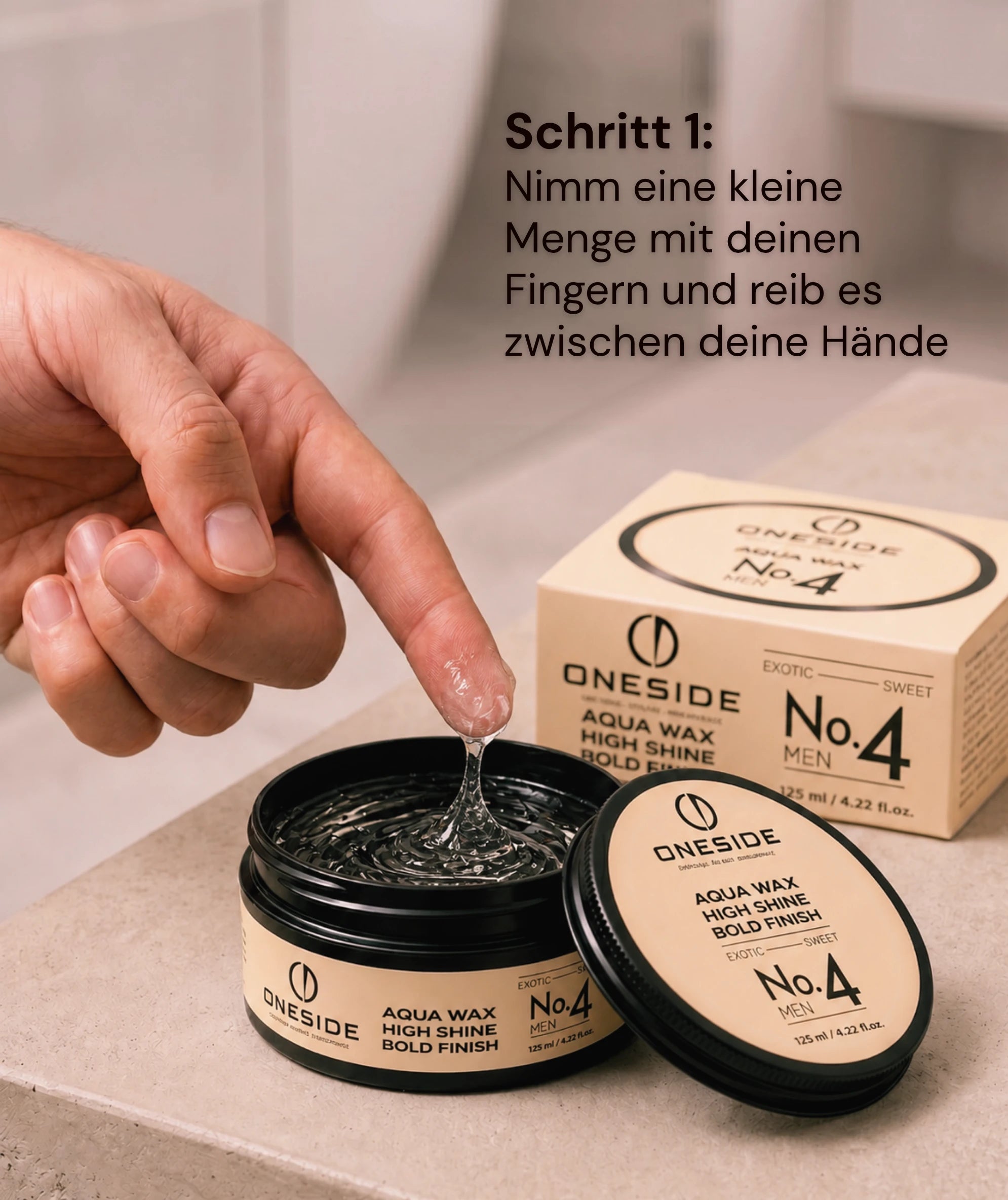 ONESIDE Aqua Wax High Shine No. 4 - Bold Finish