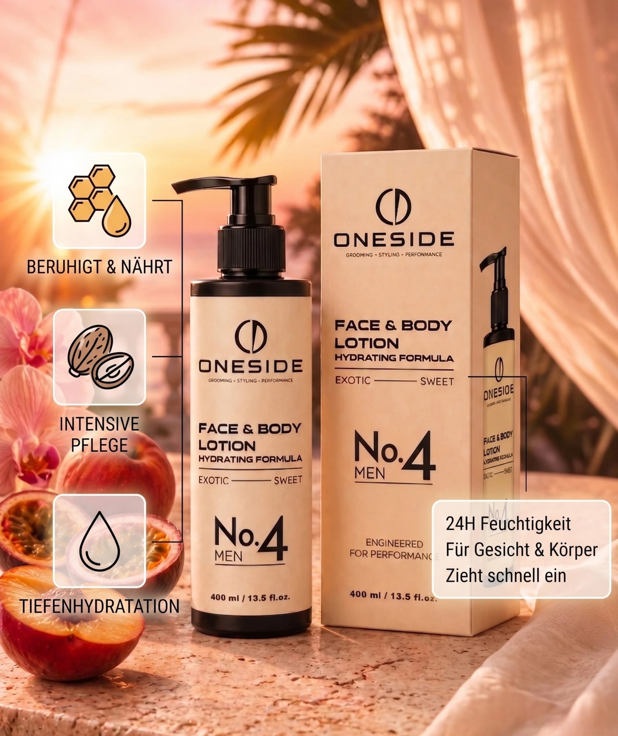 ONESIDE Face & Body Lotion No. 4 - Exotic Sweet
