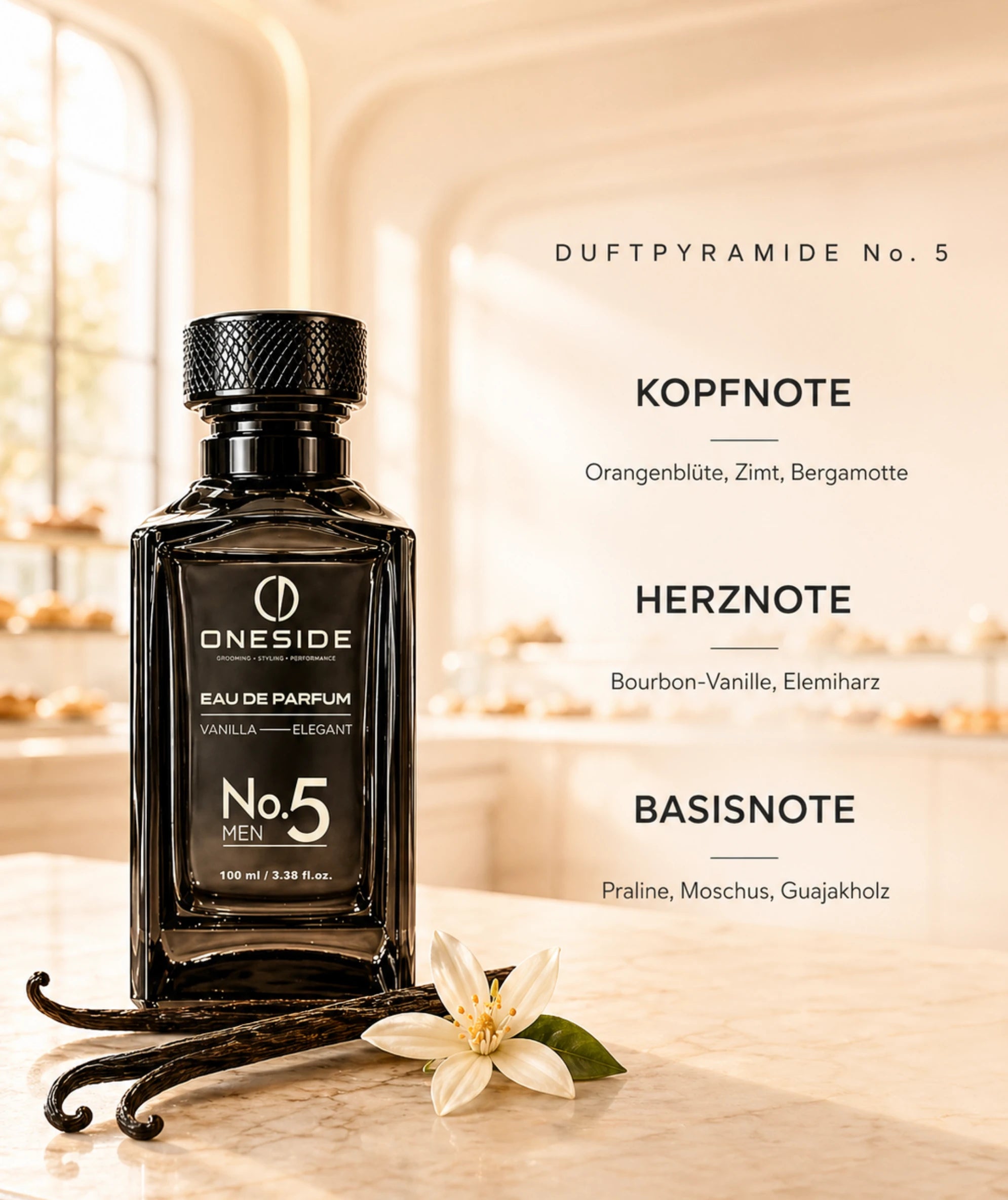 ONESIDE Eau de Parfum No. 5 - Vanilla Elegant
