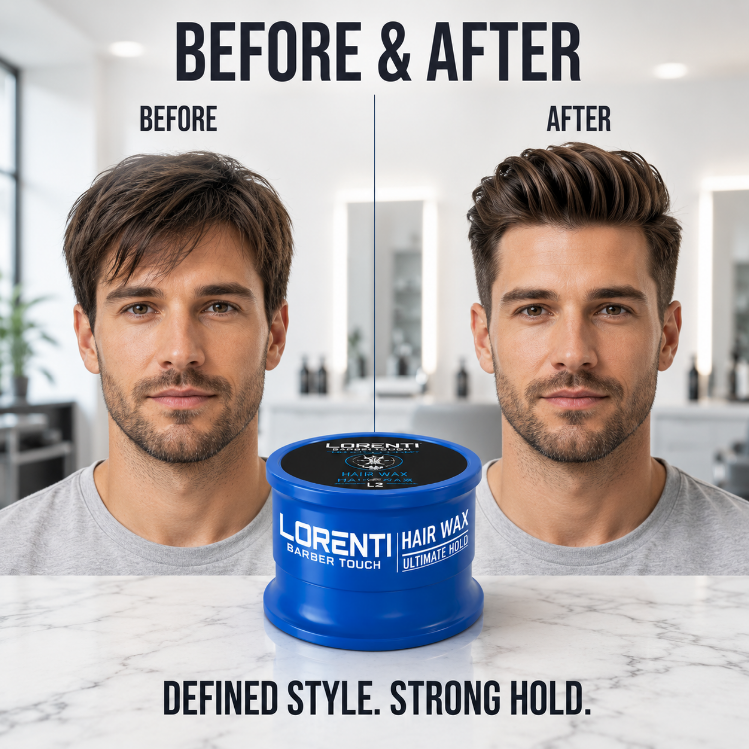 Lorenti Hair Wax L2 Ultimate Hold – Extra Starkes Haarwachs 150ml