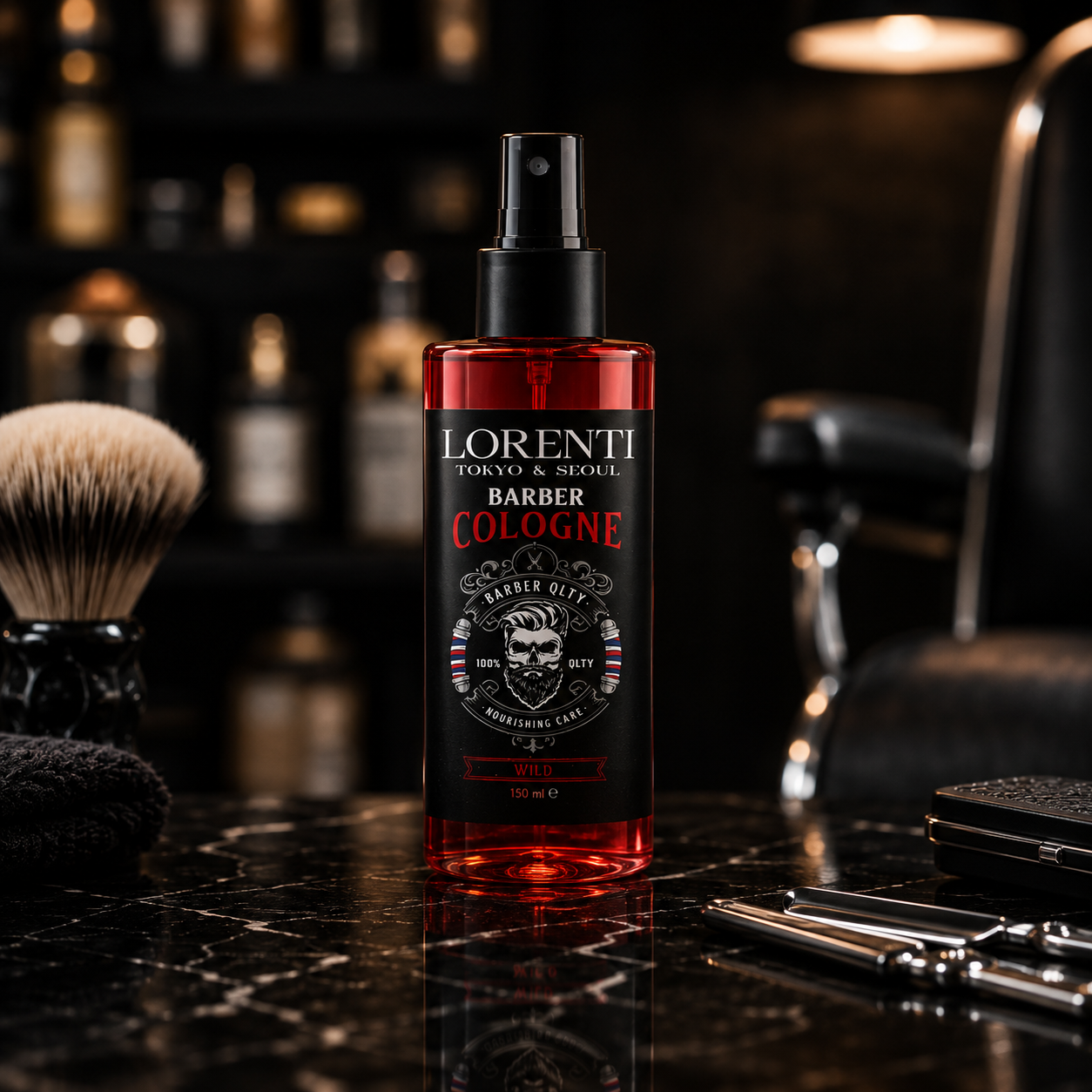 Lorenti Professional Barber Cologne 150ml – Premium Männer Duftspray | Royal, Legend, Wild, Iceberg, Storm, Eternal & Energy