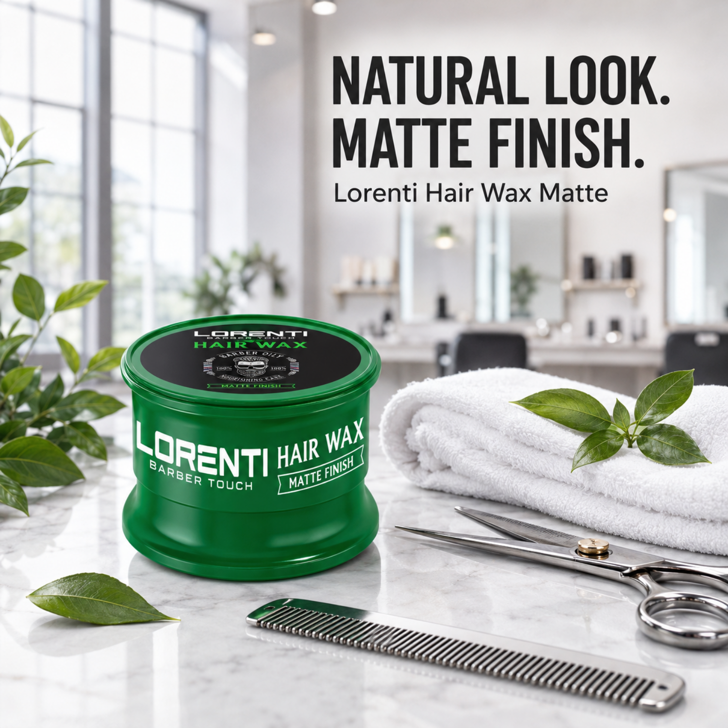 Lorenti Hair Wax Matte Finish – Mattes Haarwachs für Herren 150ml