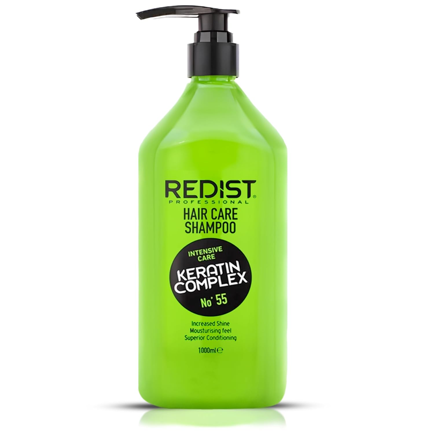 REDIST Professional Keratin Complex Shampoo No. 55 – Intensiv pflegendes Keratin-Shampoo für geschädigtes & trockenes Haar | Mehr Glanz, Feuchtigkeit & Geschmeidigkeit | 500 ml
