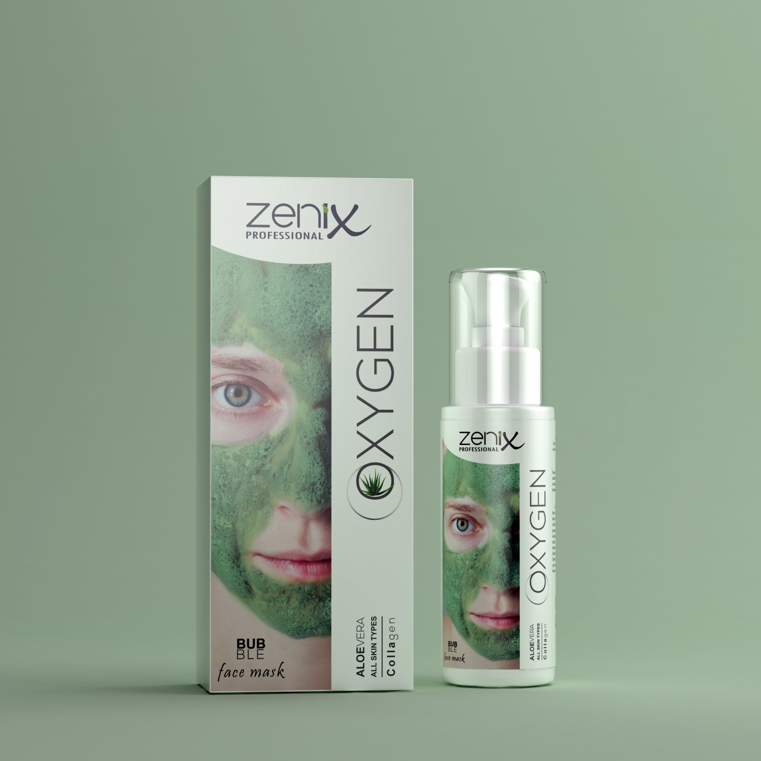 Zenix Oxygen Bubble Face Mask Aloe Vera & Collagen 70ml
