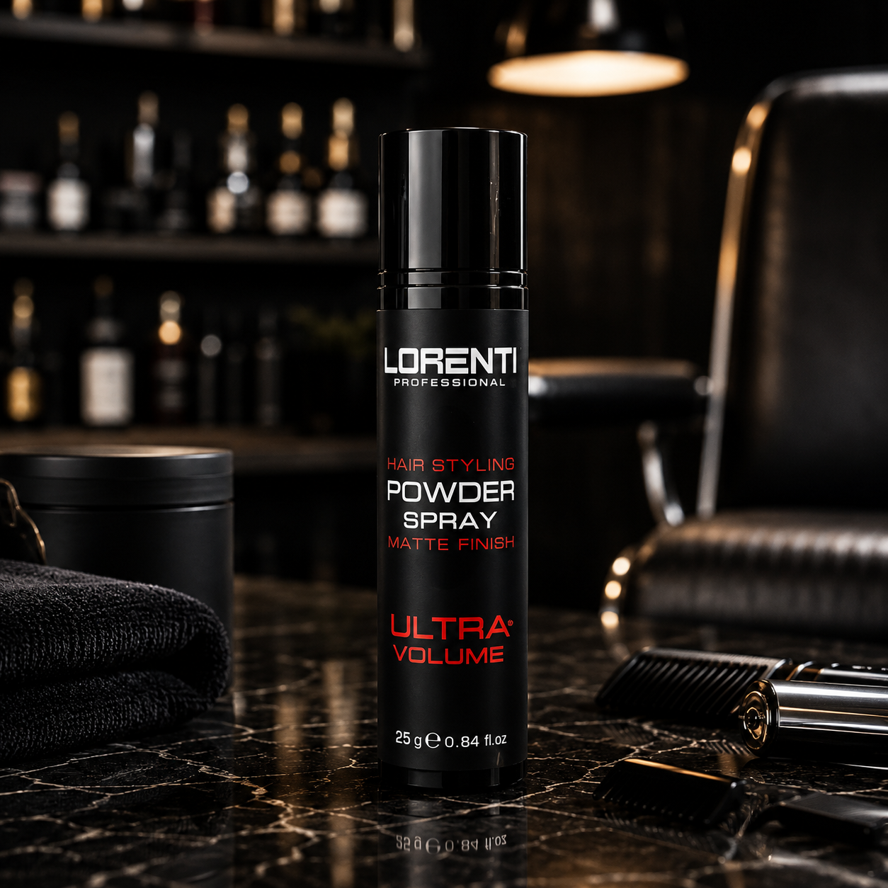 Lorenti Professional Hair Styling Powder Spray, Ultra Volume Matte Finish 25g