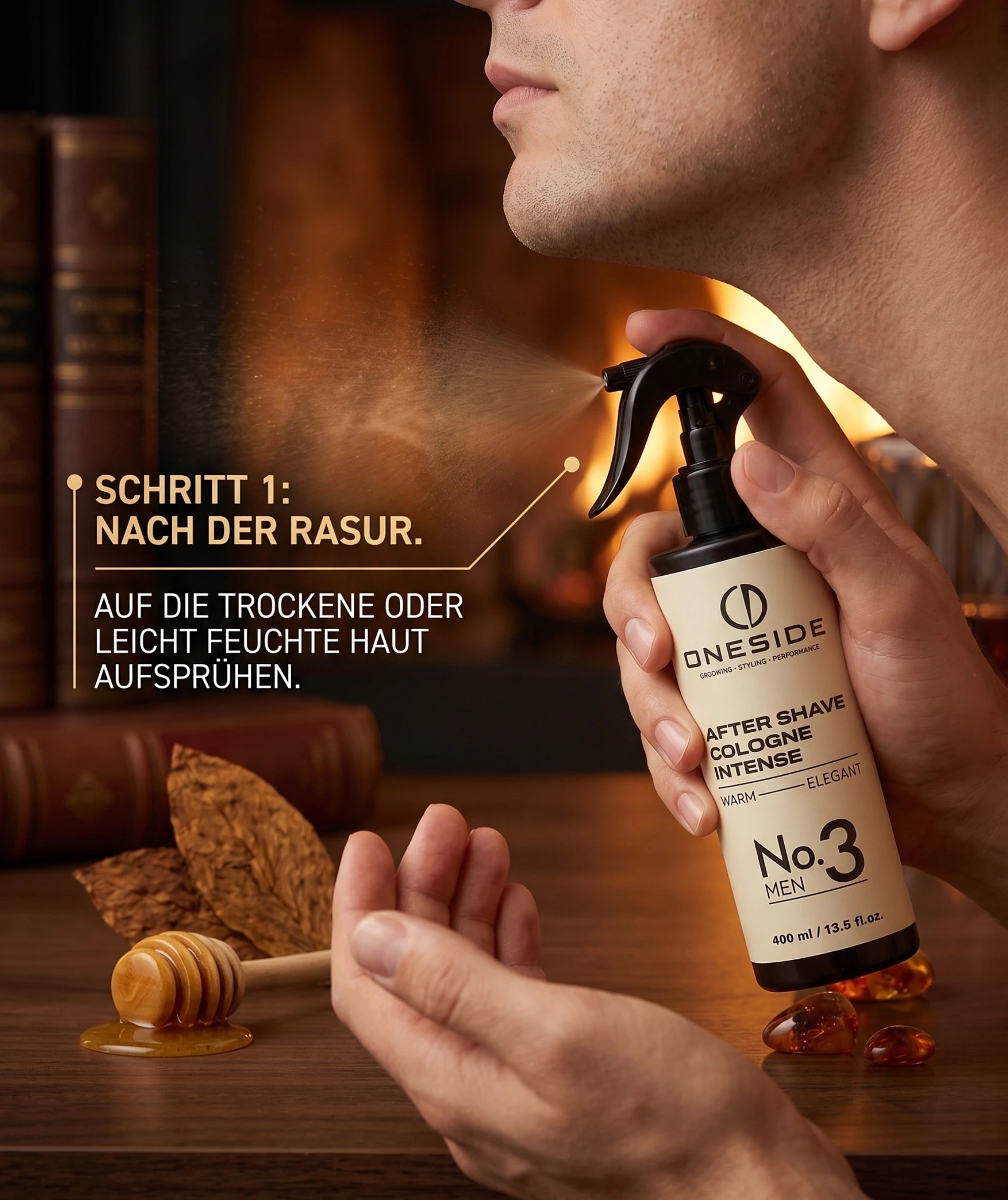 ONESIDE After Shave Cologne Intense No. 3 - Warm Elegant