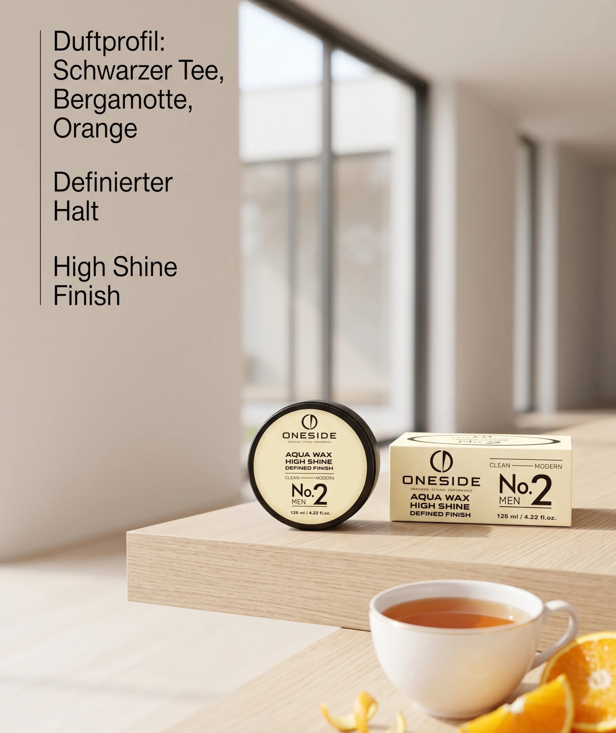 ONESIDE Aqua Wax High Shine No. 2 - Defined Finish