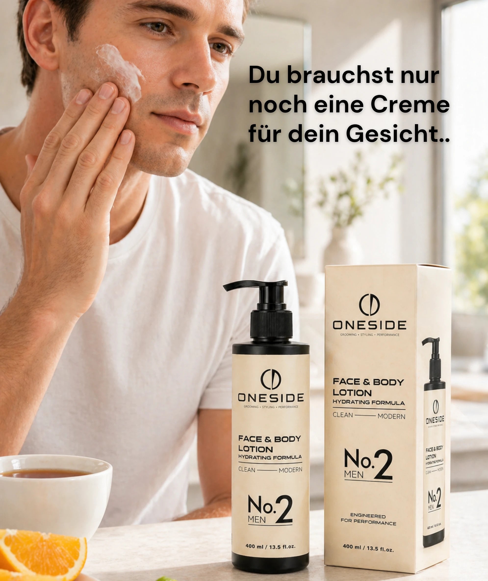 ONESIDE Face & Body Lotion No. 2 - Clean Modern