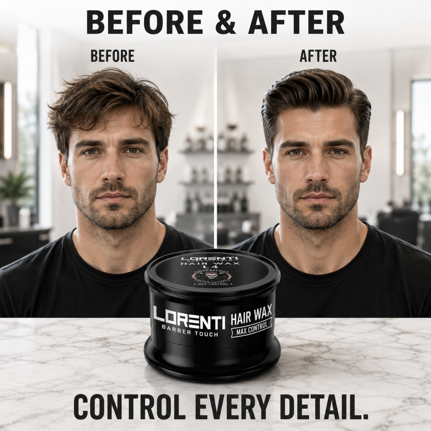 Lorenti Hair Wax L4 Max Control – Professionelles Haarwachs 150ml