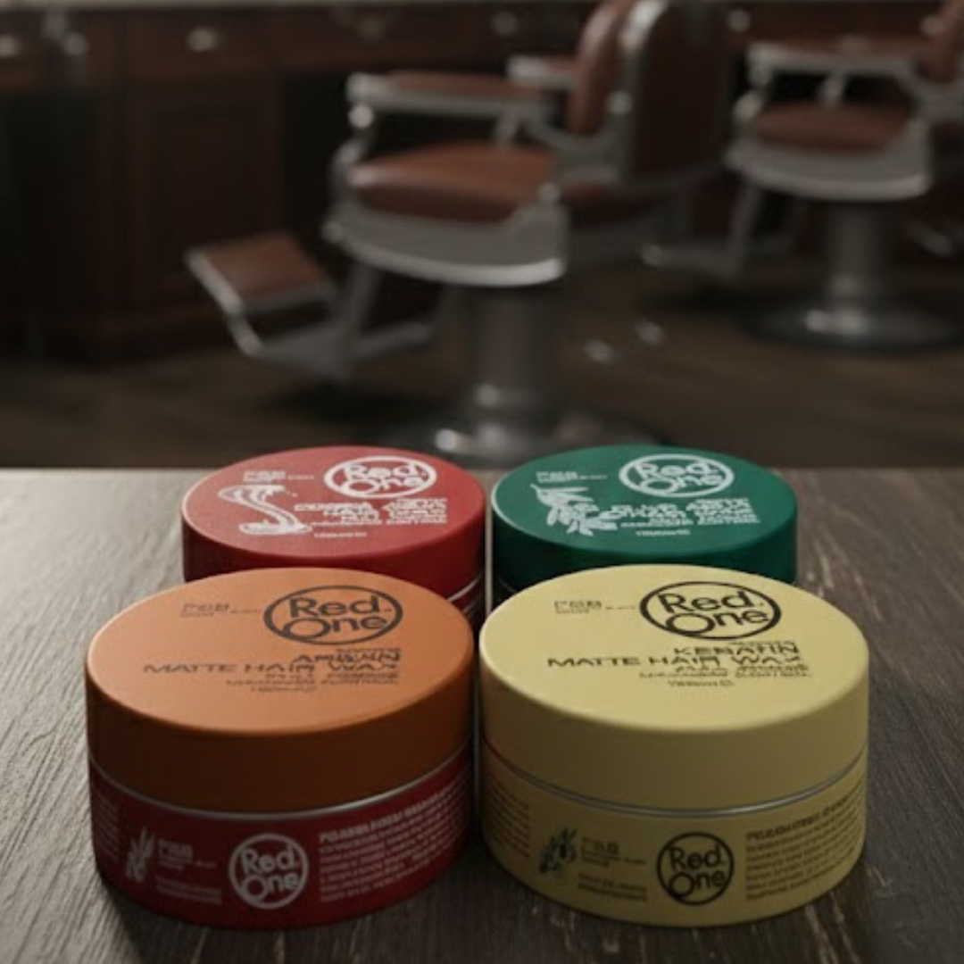 RedOne Matte & Aqua Wax Set – Cobra, Olive, Argan, Keratin – Profi Stylingwachs 150ml
