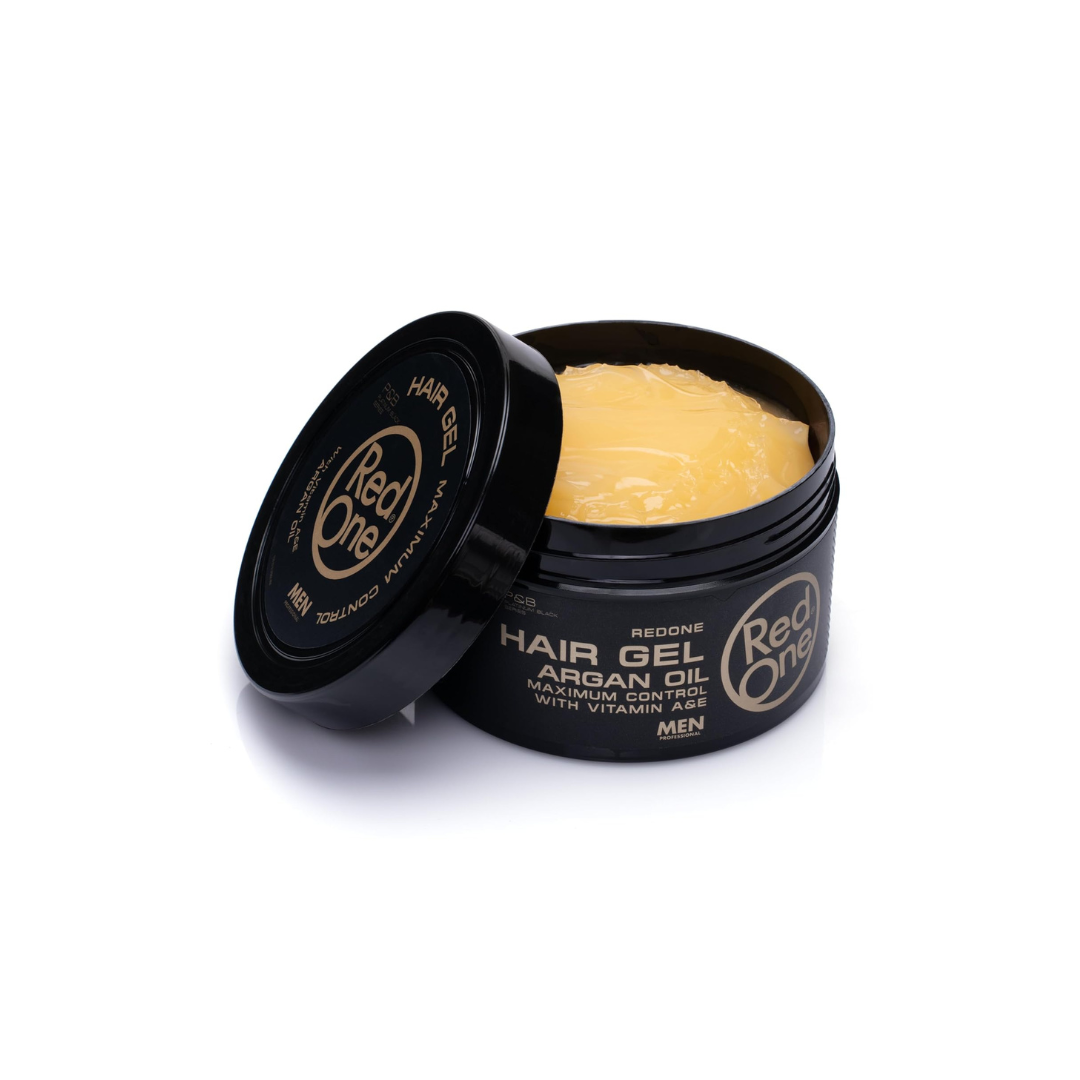 Redone Keratin, Argan Oil & Bubblegum Haargel 400 ml – Ultra starker Halt Styling-Gel mit hydrolysiertem Keratin & Vitamin