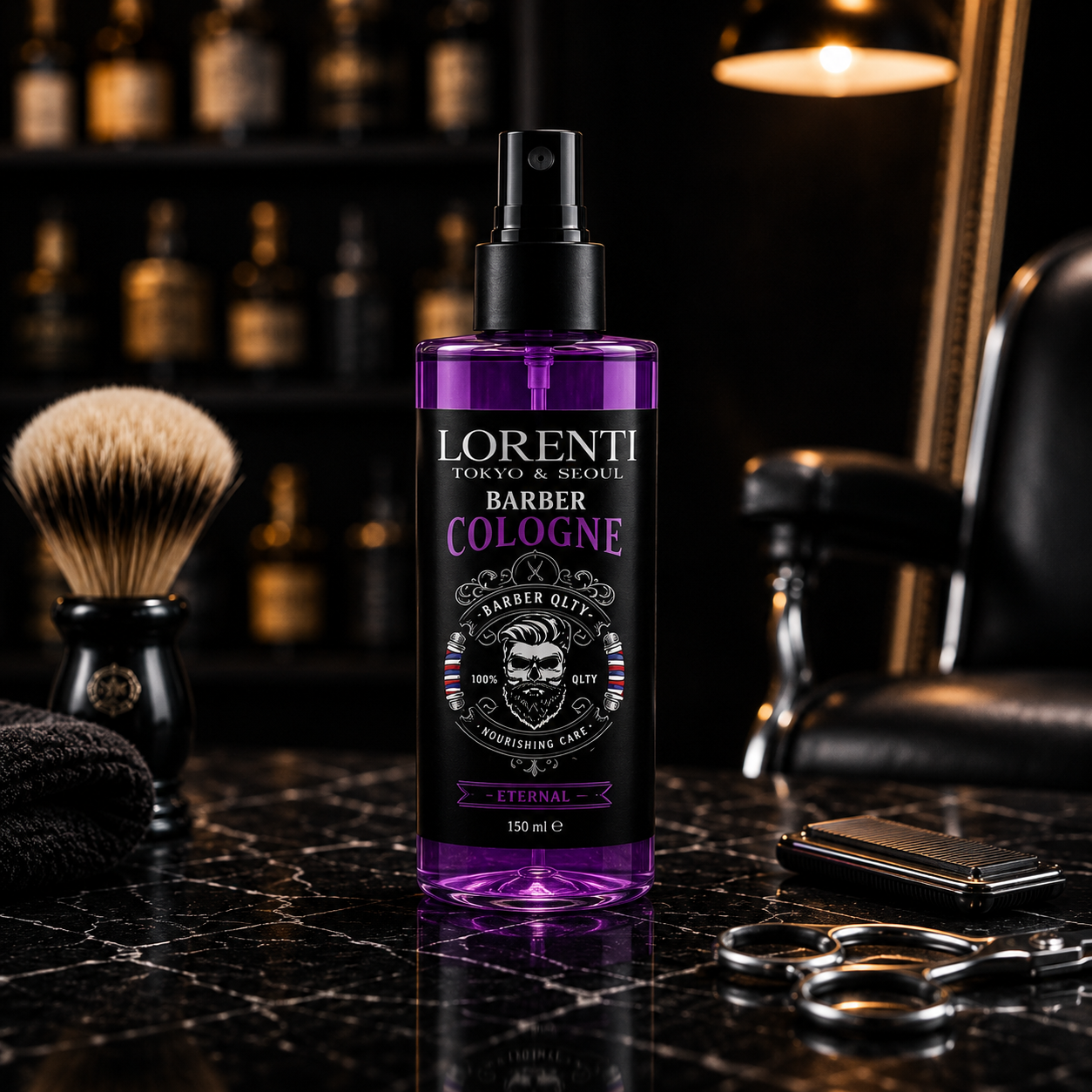 Lorenti Professional Barber Cologne 150ml – Premium Männer Duftspray | Royal, Legend, Wild, Iceberg, Storm, Eternal & Energy