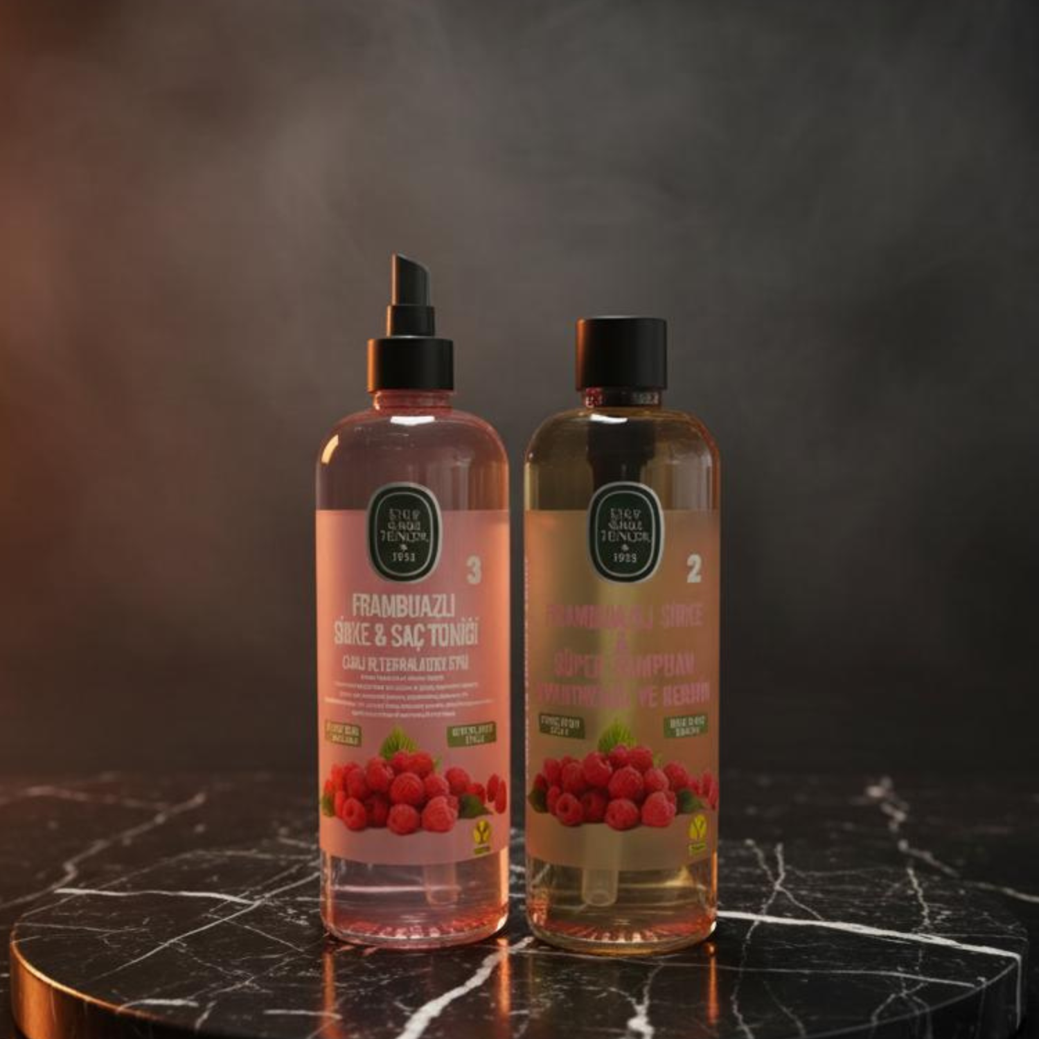 Eyüp Sabri Tuncer Himbeer Haarpflege Set – Shampoo & Haar Tonic 500ml