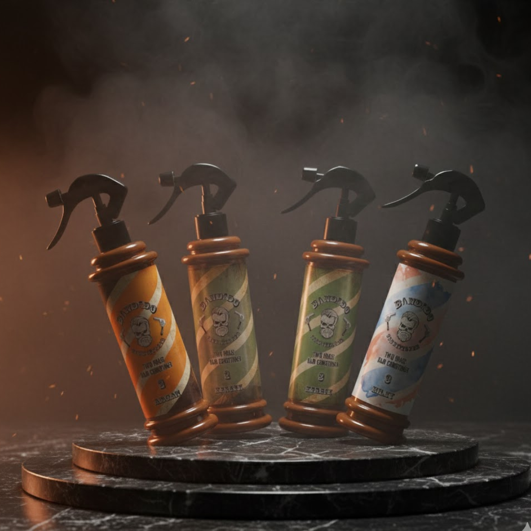 Bandido Two Phase Hair Conditioner 350ml, 2-Phasen-Spülung für trockenes Haar (ARGAN, HERBAL, MILKY, KERATIN)