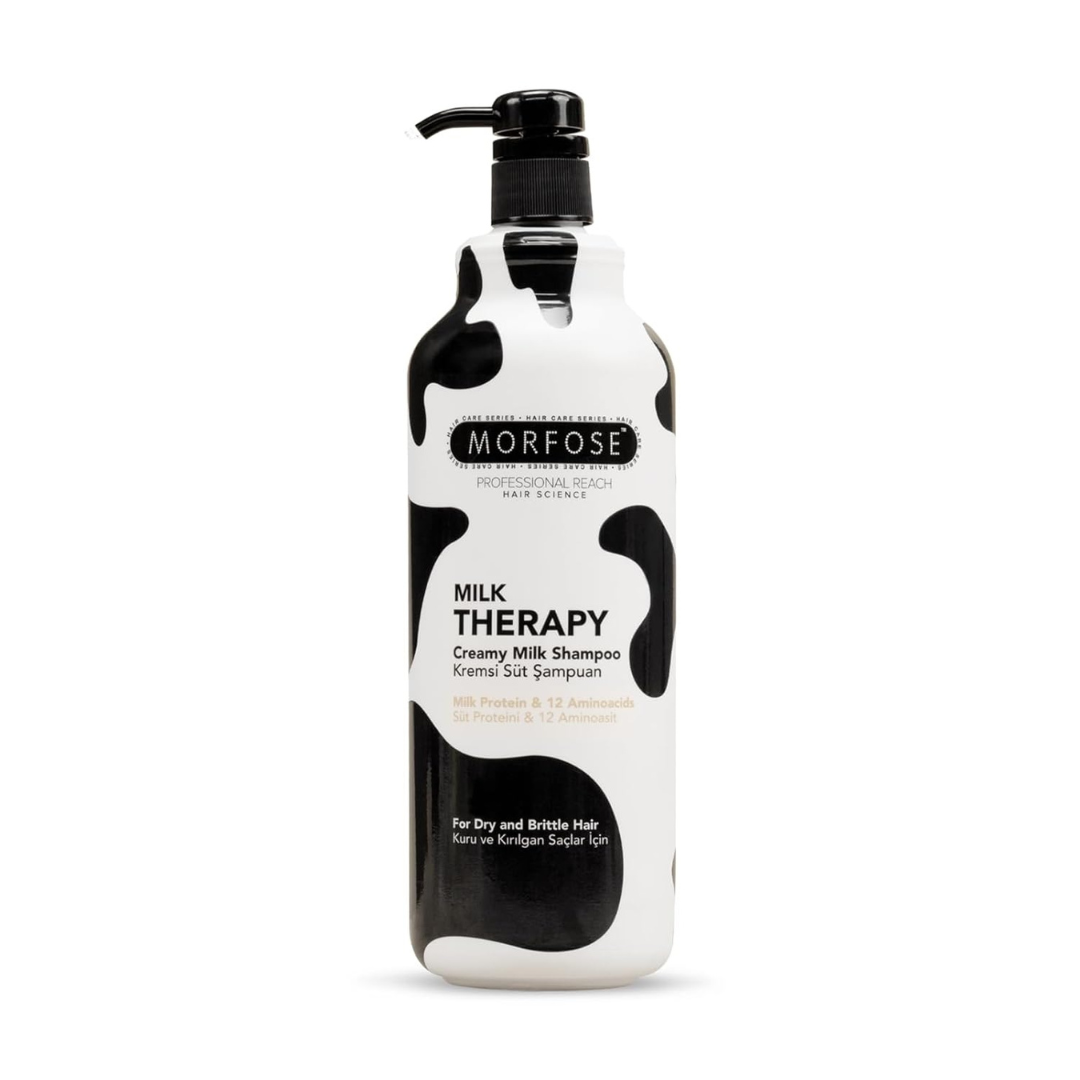 Morfose Hair Shampoo Keratin, Collagen, Argan, Biotin, Milk Therapy, Silver – Feuchtigkeit & Pflege 1000 ml
