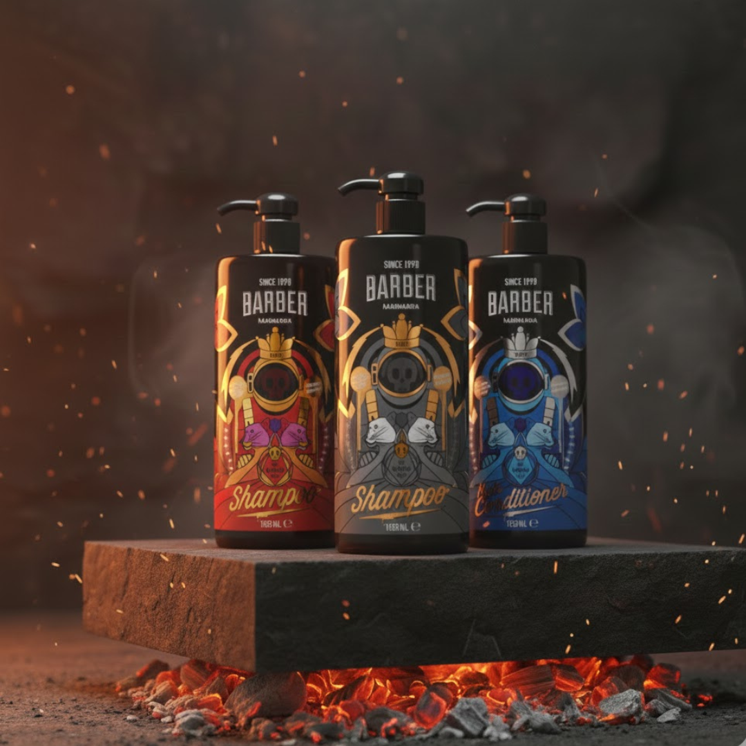 BARBER MARMARA SHAMPOO KERATIN, ARGAN & CONDITIONER 1150 ML
