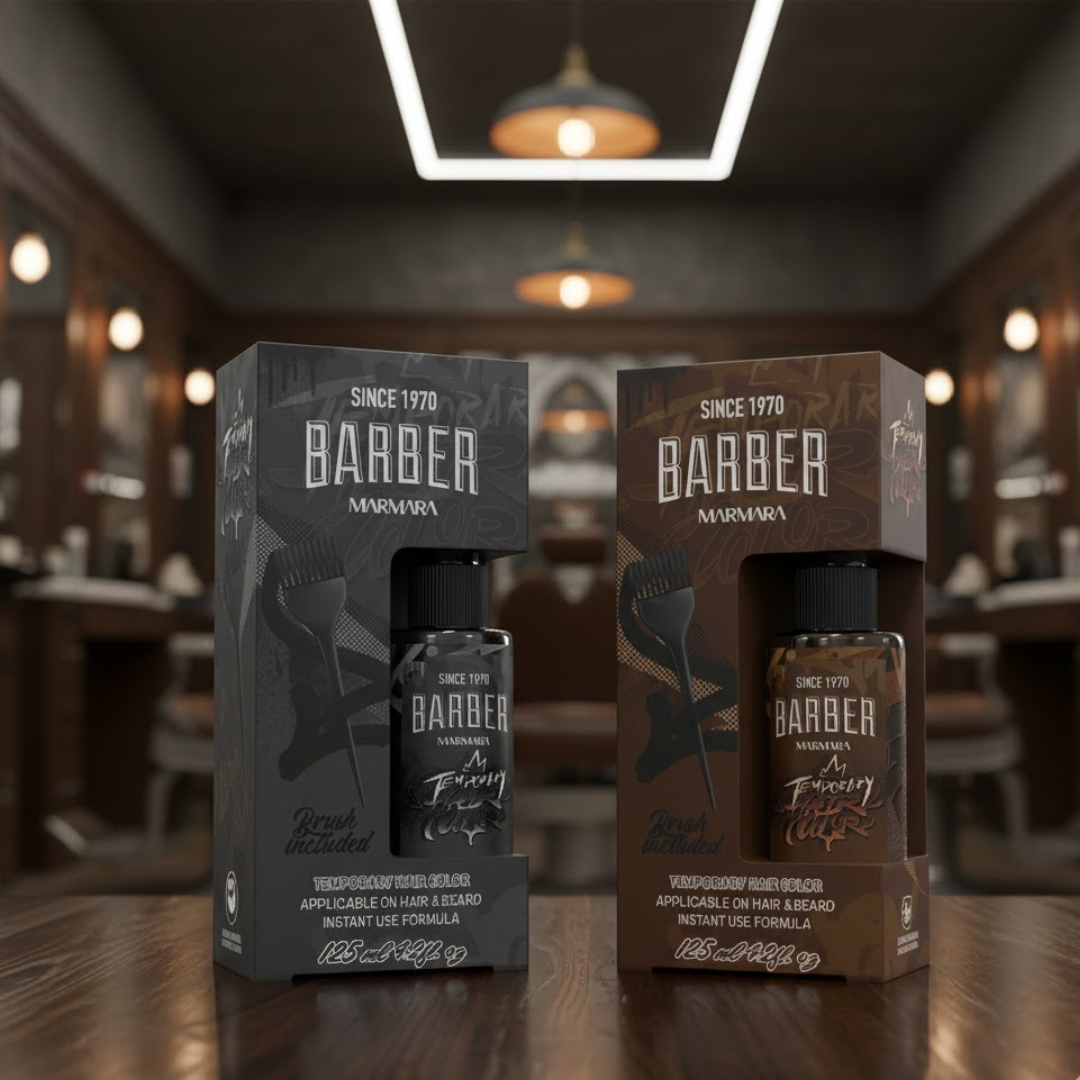 BARBER TEMPORARY HAIR COLOR 125 ML BLACK/BROWN