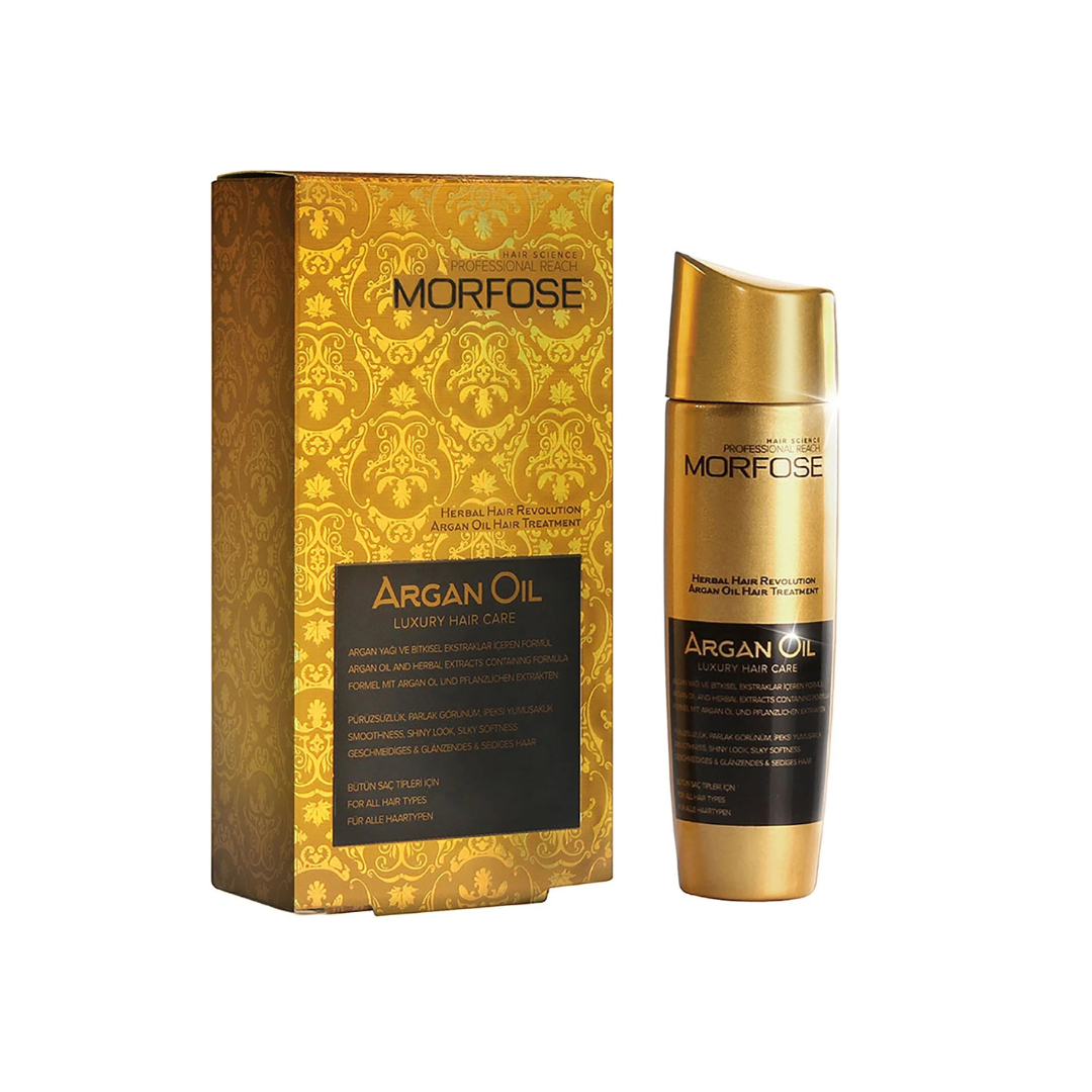 Morfose Hair Luxury Care Argan Oil, Keratin Complex, Argan Hair Treatment, Keratin & Argan serum 100/75 ml