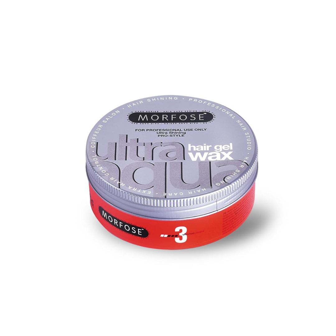 Morfose Aqua Gel Wax Ultra 175 ml – Ultra-starker Halt & glänzendes Finish für perfekte Stylings