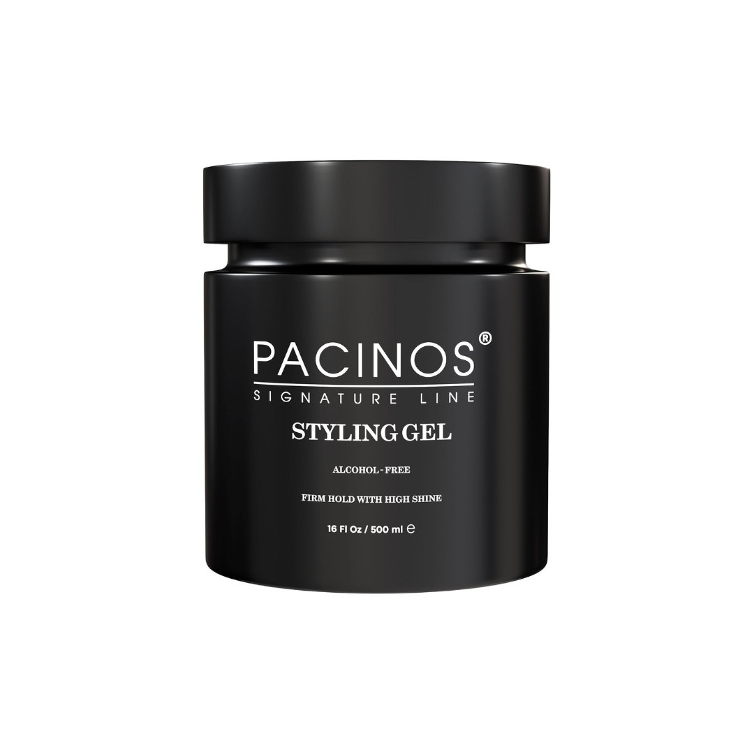 Pacinos Hair Styling Gel 500ml - Haargel Herren - Starker Halt - Kein Verkleben und ohne Rückstände - Alkohol Frei - Frischer Duft - Hair Gel - wet hair look - wasserlösliche Formel