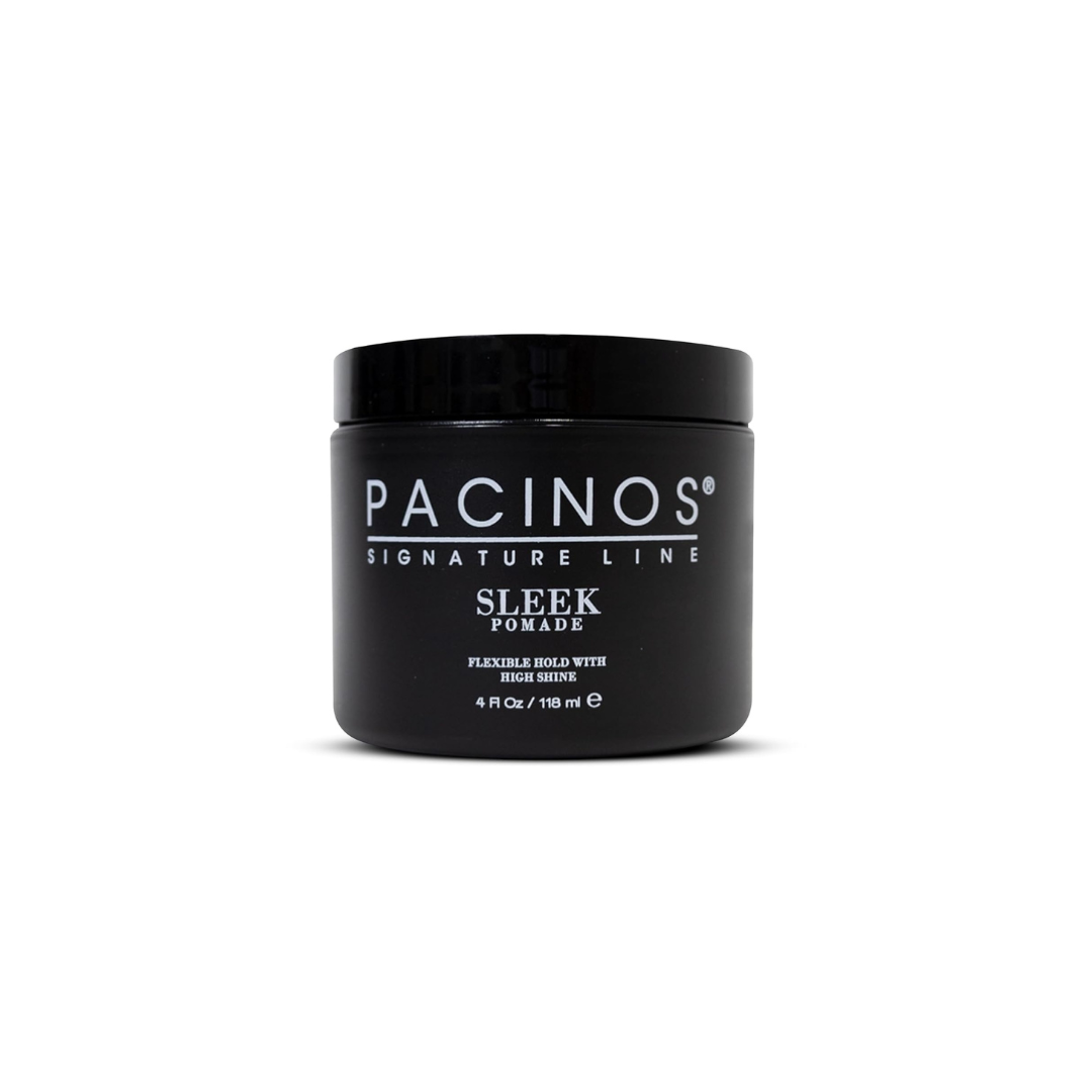Pacinos Sleek Pomade Herren 118ml – Extra Halt & Shine Finish – Langanhaltende Definition – Wasserlösliche Formel – Für Alle Haartypen - Bart Pomade - Fruchtiger Duft
