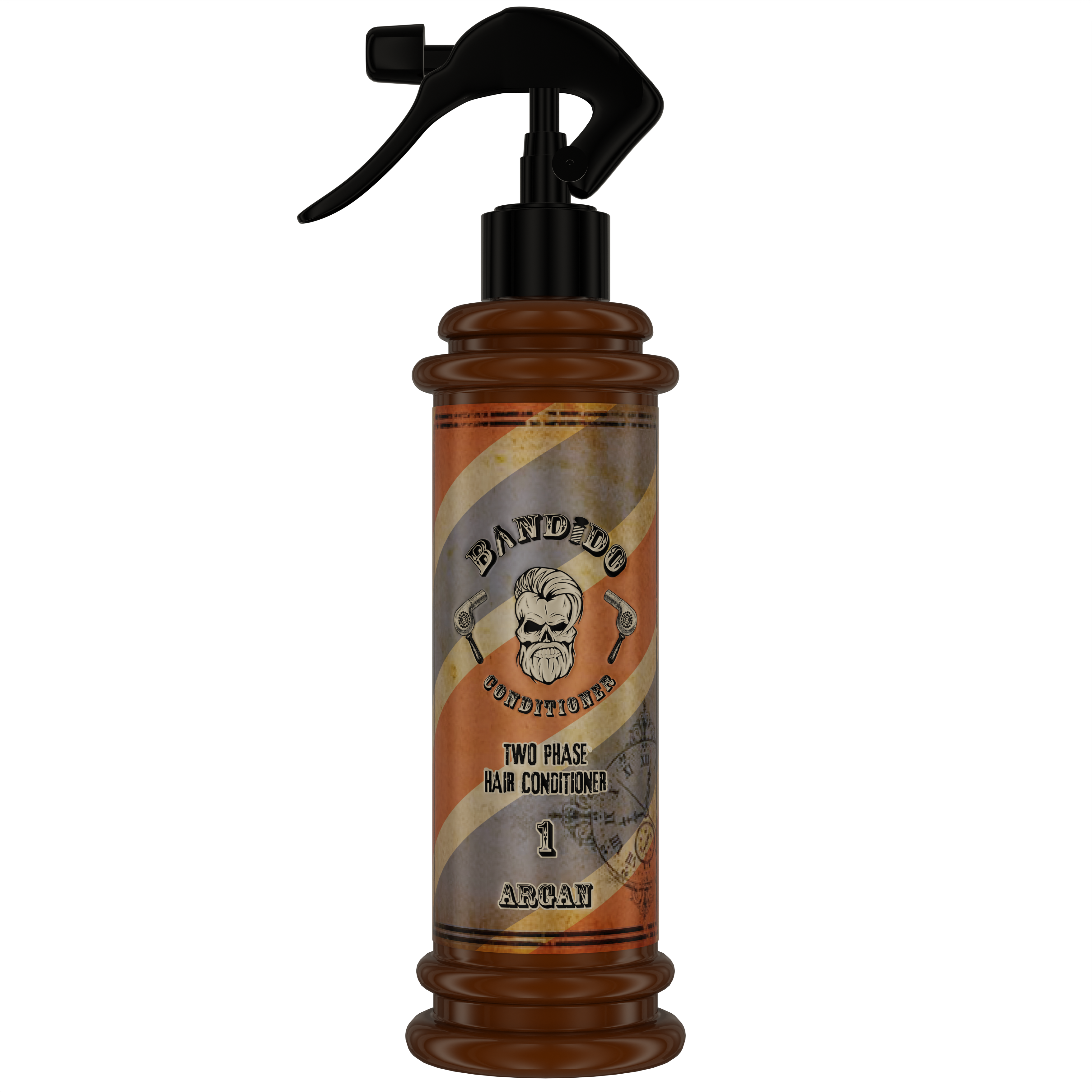 Bandido Two Phase Hair Conditioner 350ml, 2-Phasen-Spülung für trockenes Haar (ARGAN, HERBAL, MILKY, KERATIN)