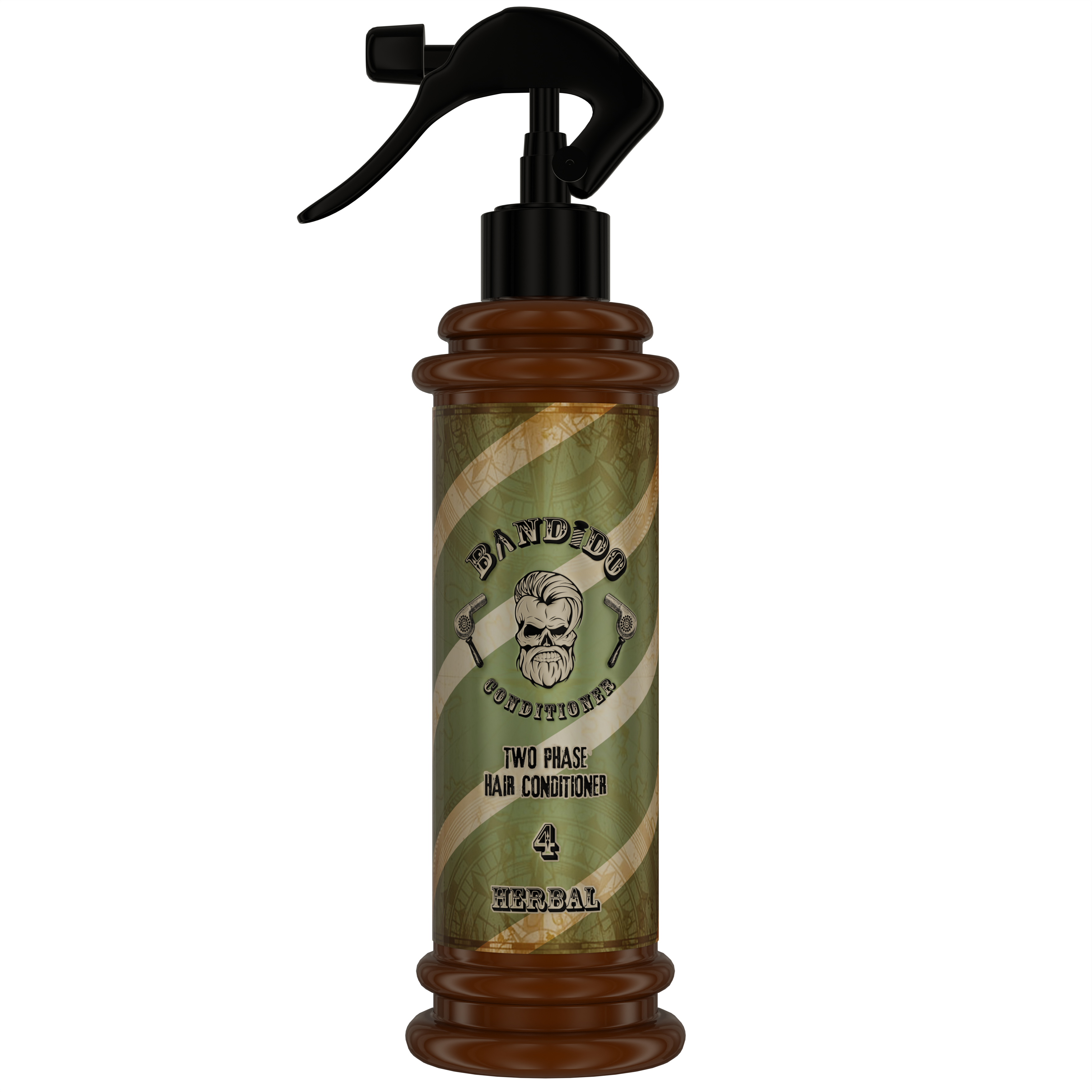 Bandido Two Phase Hair Conditioner 350ml, 2-Phasen-Spülung für trockenes Haar (ARGAN, HERBAL, MILKY, KERATIN)
