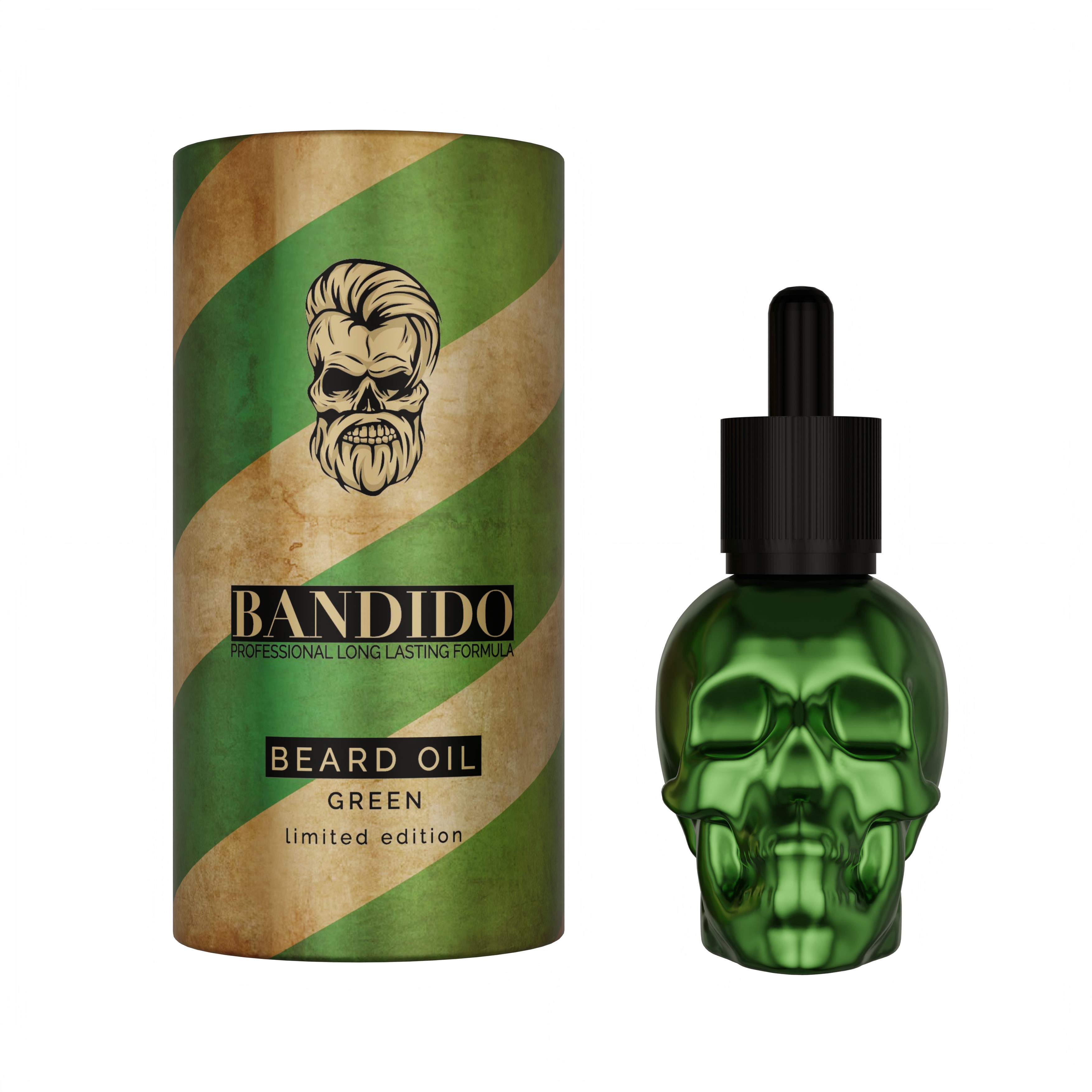 Bandido Bart Öl GREEN, GOLD, ROSE, SILVER, BLACK 40ML