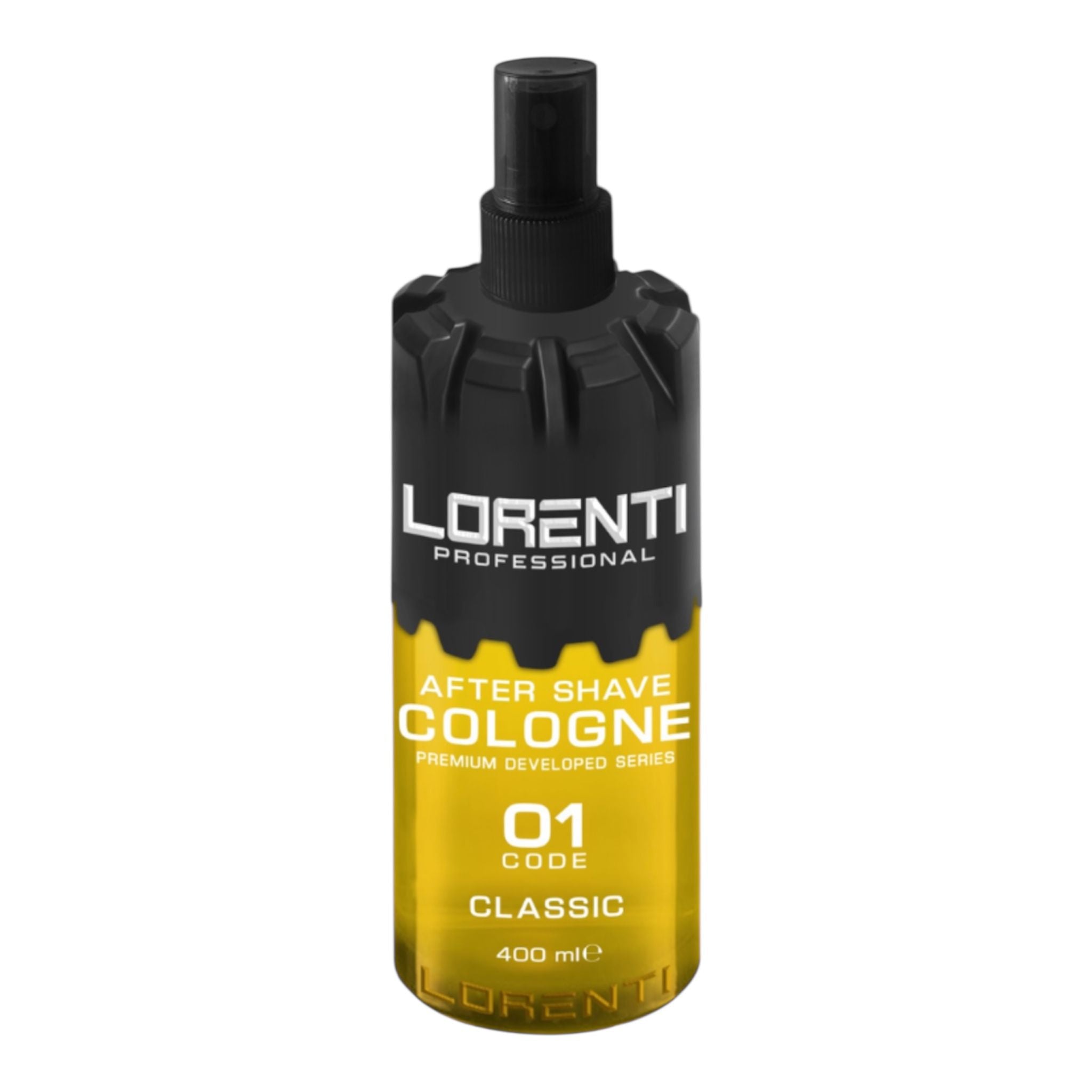 Lorenti Professional After Shave Cologne Set 01–06 – Classic, Wild, Storm, Iceberg, Energy, Eternal, Royal & Legend | Frische & Pflege nach der Rasur | 400 ml Premium Barbershop Serie