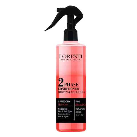 LORENTI TOKYO & SEOUL 2Phase Hair Conditioner 400ml Biotin & Collagen
