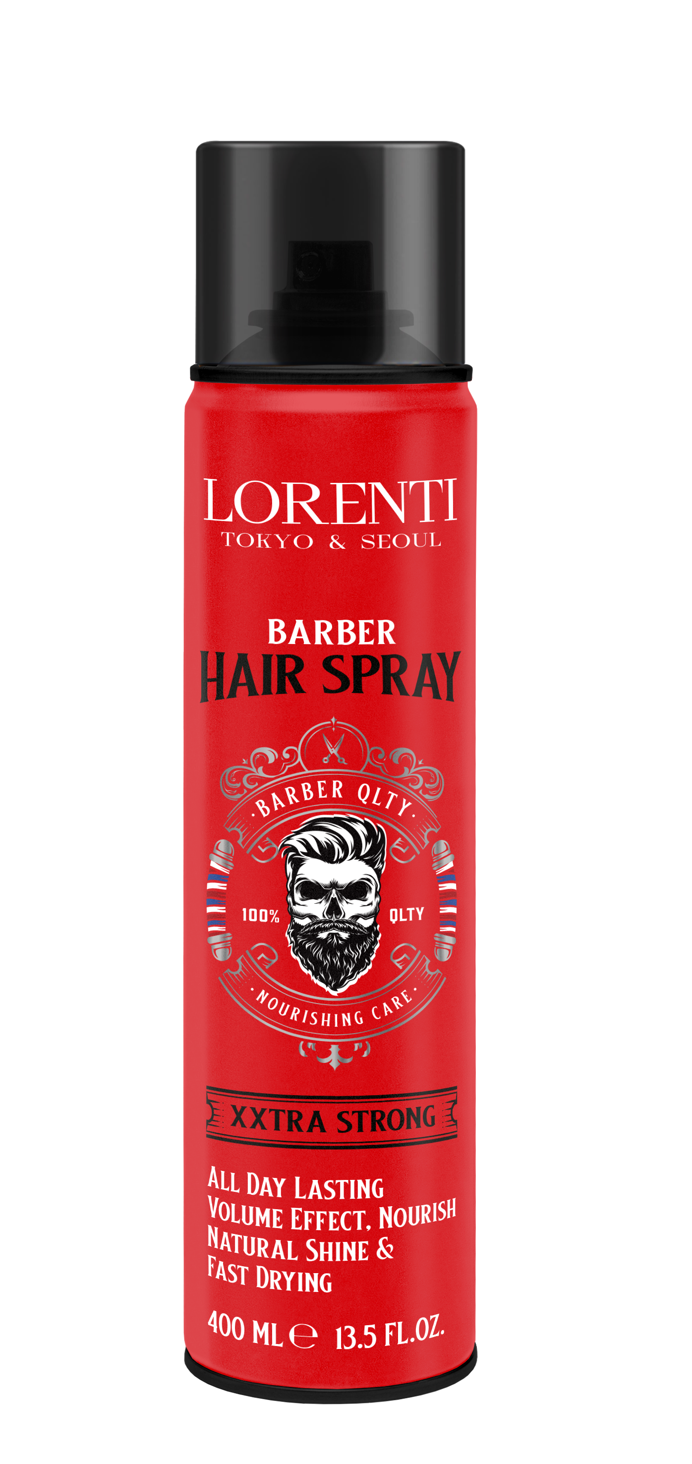 LORENTI TOKYO & SEOUL Barber Hair Spray Max Strong, Xxtra Strong, Volume & Strong, Strong Hold 400ml