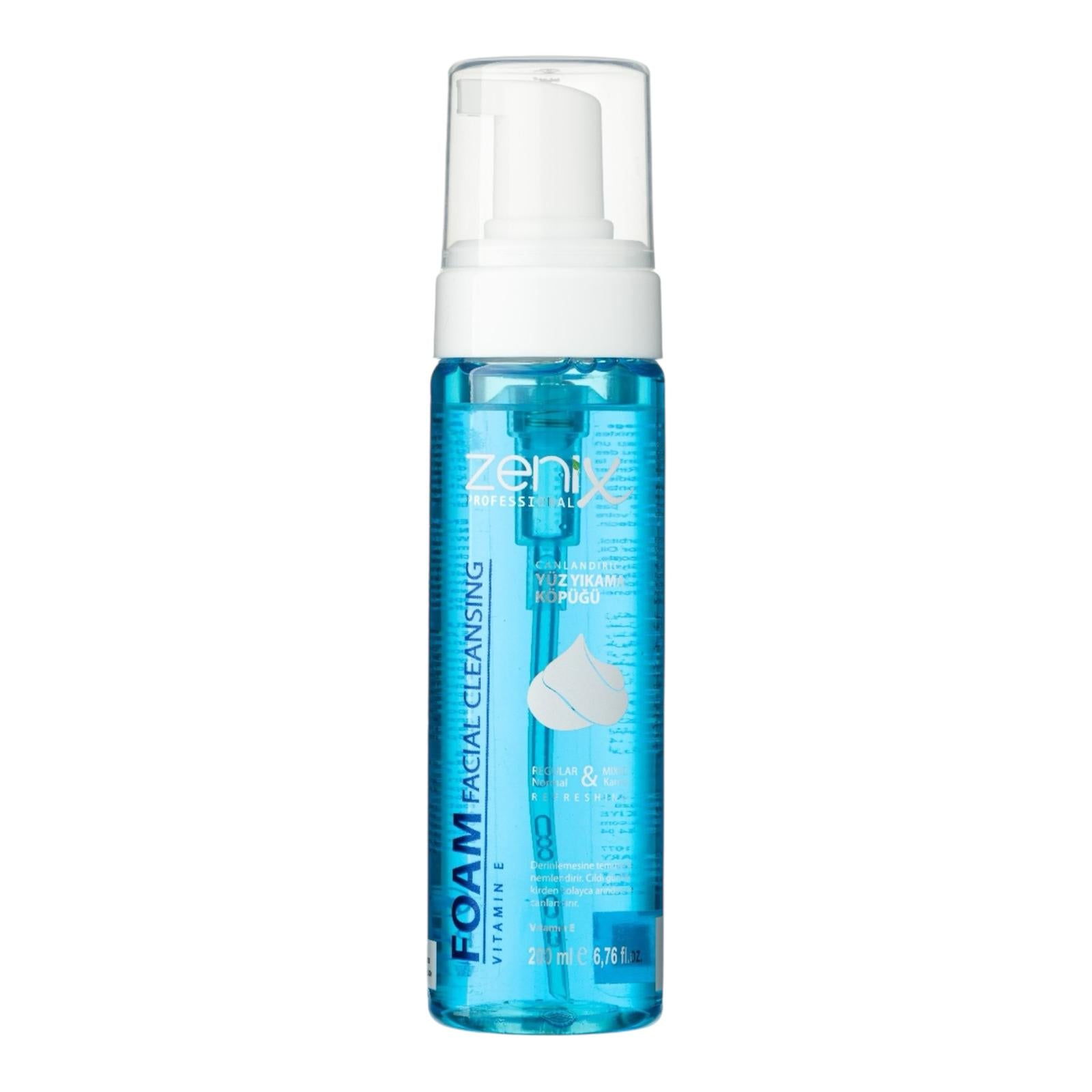 Zenix Foam Facial Cleansing Vitamin E, Aloe Vera, Red Dragon, Rice Water 200 ml