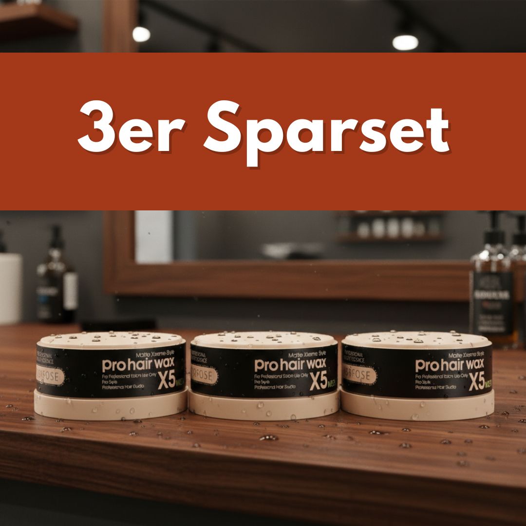 3er Sparset Morfose Matte Wax Pro 3x150 ml – Professionelles Haarwachs für definierte, matte Looks