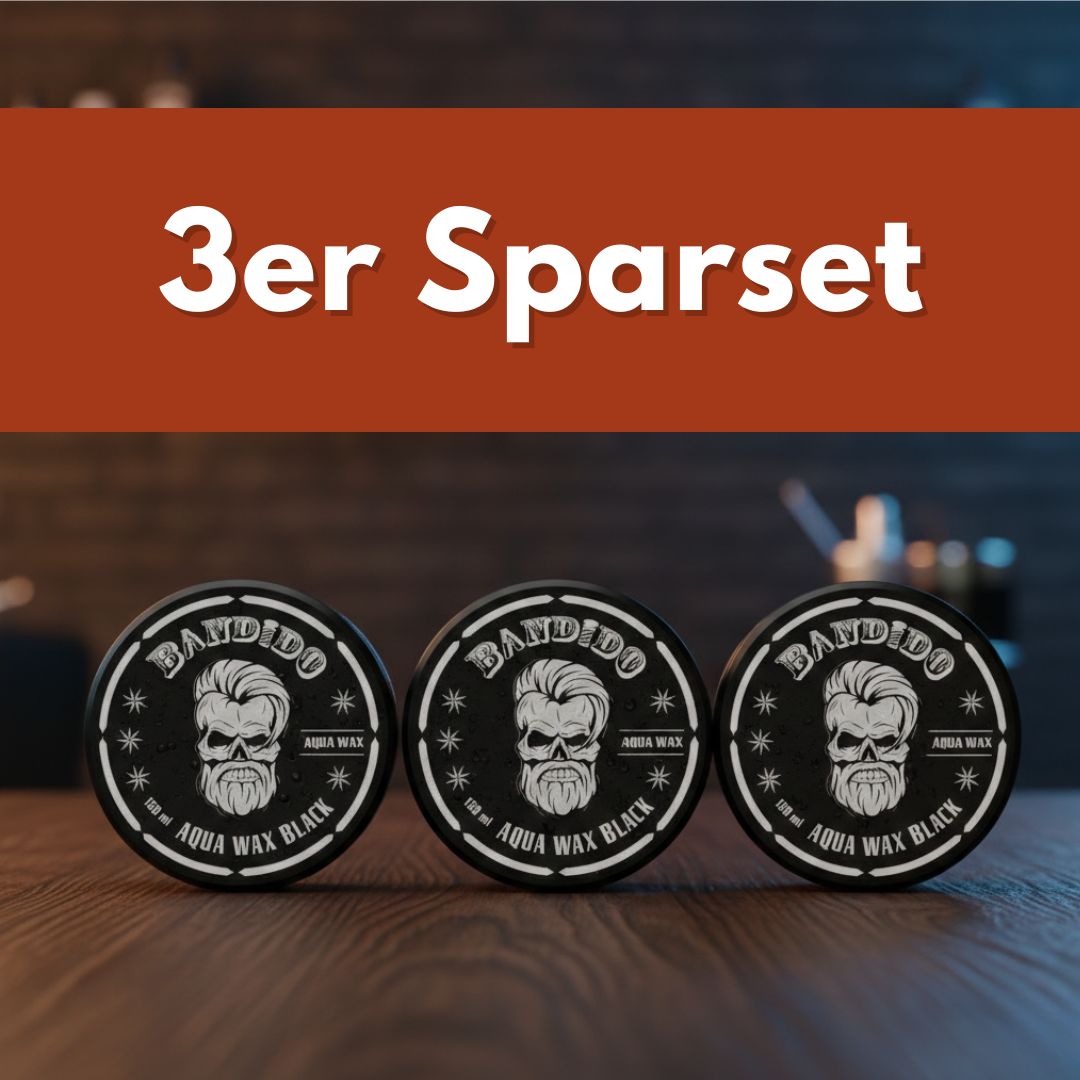 3er Sparset Bandido Aqua Hair Wax Nr.8 3x150ml Haarwachs
