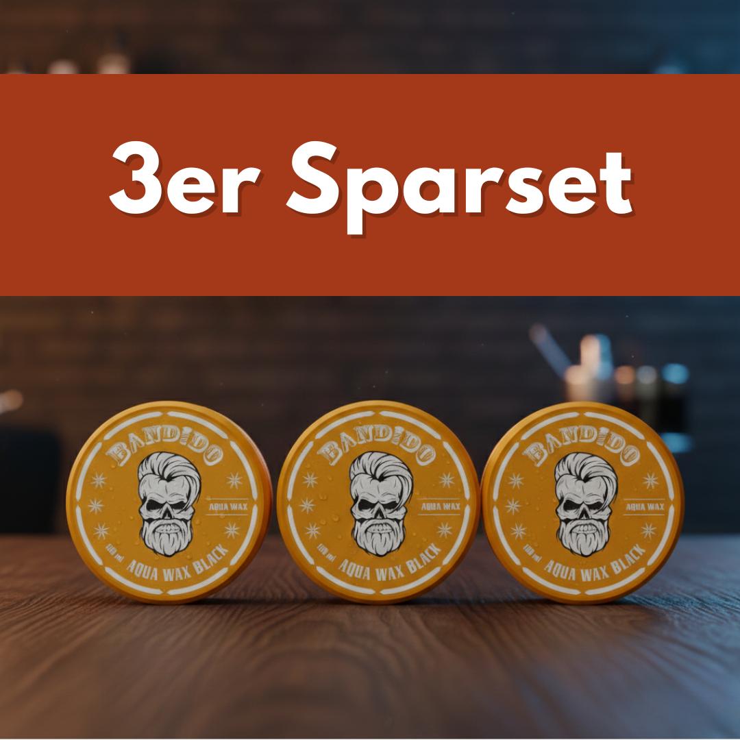 3ER SPARSET Bandido Aqua Hair Wax Nr.2 3x150ml Haarwachs