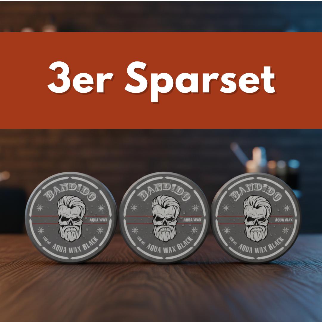 3ER SPARSET Bandido Aqua Hair Wax Nr.6 Haarwachs 3x150ml