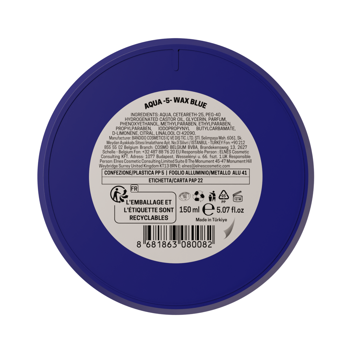 Bandido Aqua Hair Wax Nr.5 | 150ml - AZURUM