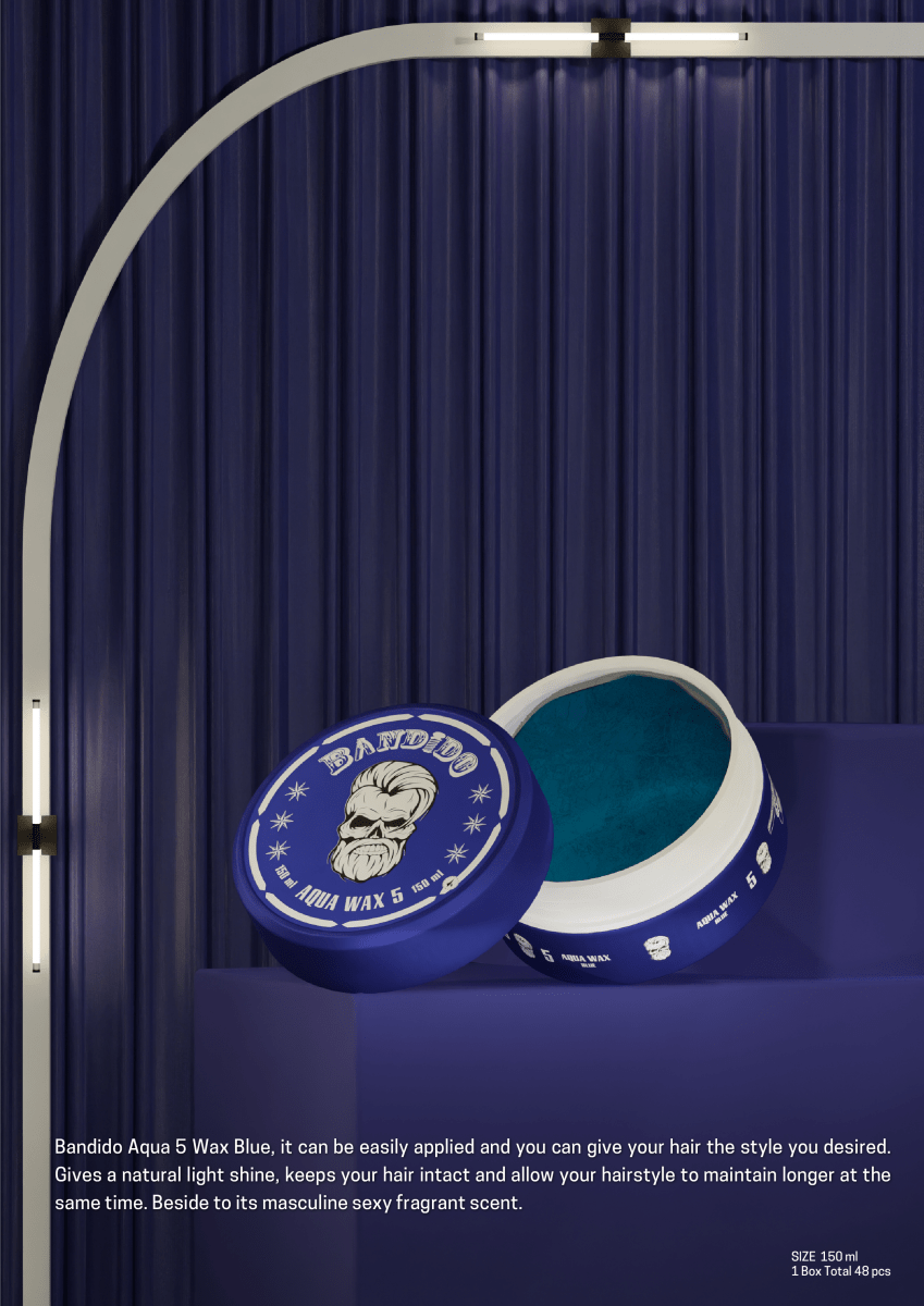 Bandido Aqua Hair Wax Nr.5 | 150ml - AZURUM