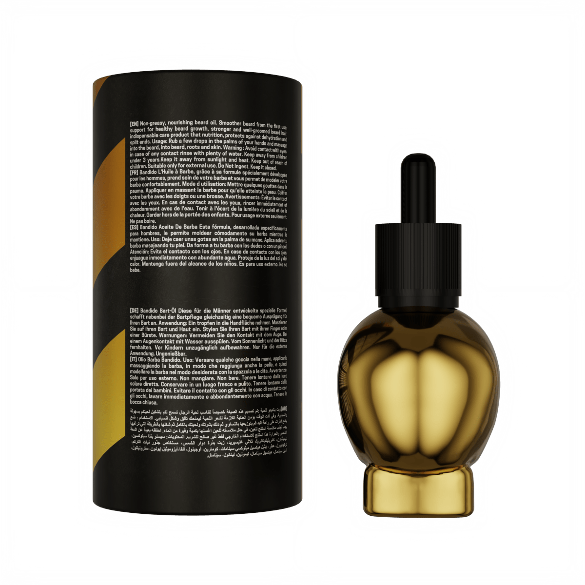 Bandido Bart Öl 40ml Gold - AZURUM