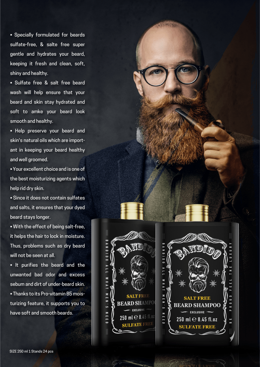 BANDIDO Bartshampoo 250 ml | Bartseife - AZURUM