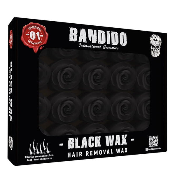 BANDIDO Black Wax Agda Heiß - Wachs 1300gr 40 Stück a 30gr in Rosenform - AZURUM