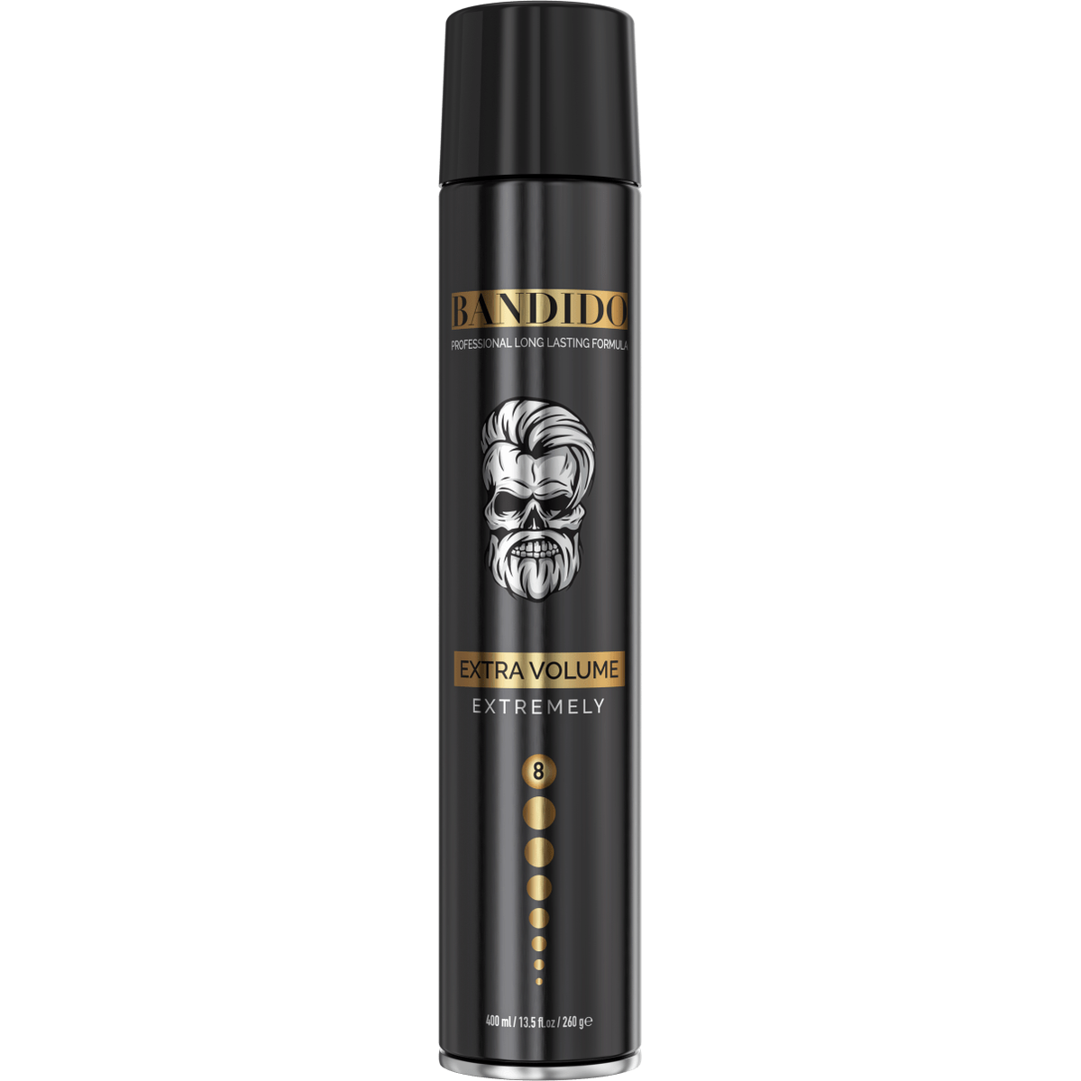Bandido Hair Spray Extra Volume 400ml Black | Haarspray Herren - AZURUM