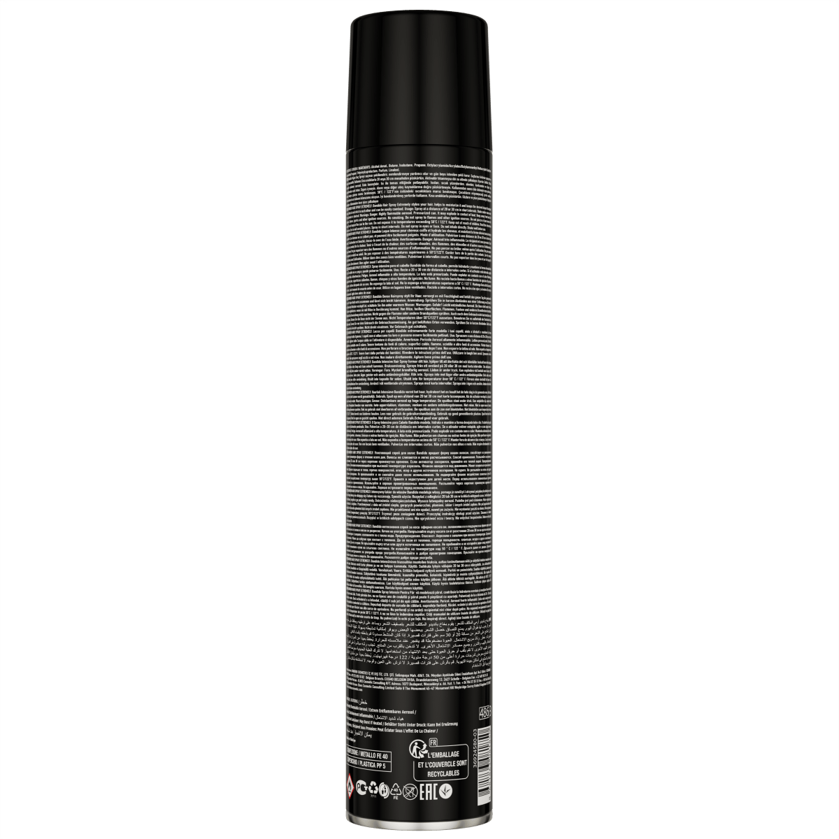 Bandido Hair Spray Extra Volume 400ml Black | Haarspray Herren - AZURUM