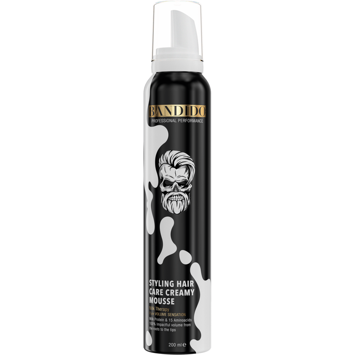 BANDIDO Milk Creamy Styling Hair Care Mousse 200ml - Haarpflege Conditioner - AZURUM