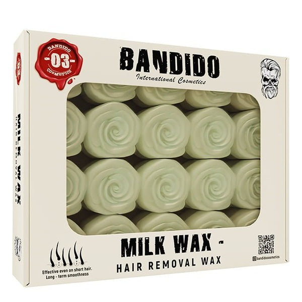 BANDIDO Milk Wax Agda Heiß - Wachs 1300gr 40 Stück a 30gr in Rosenform - AZURUM