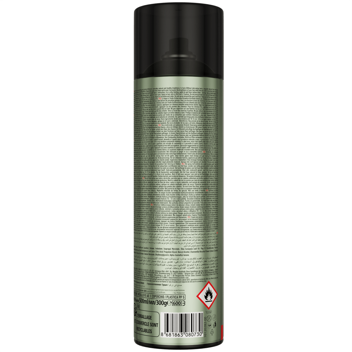 Bandido Olive Oil Hair Spray Sheen Spray 500ml - AZURUM