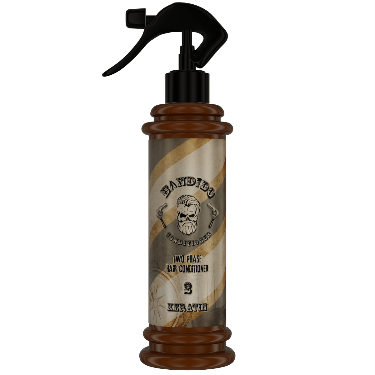 Bandido Two Phase Hair Conditioner 350ml, 2 - Phasen - Spülung für trockenes Haar (KERATIN) - AZURUM